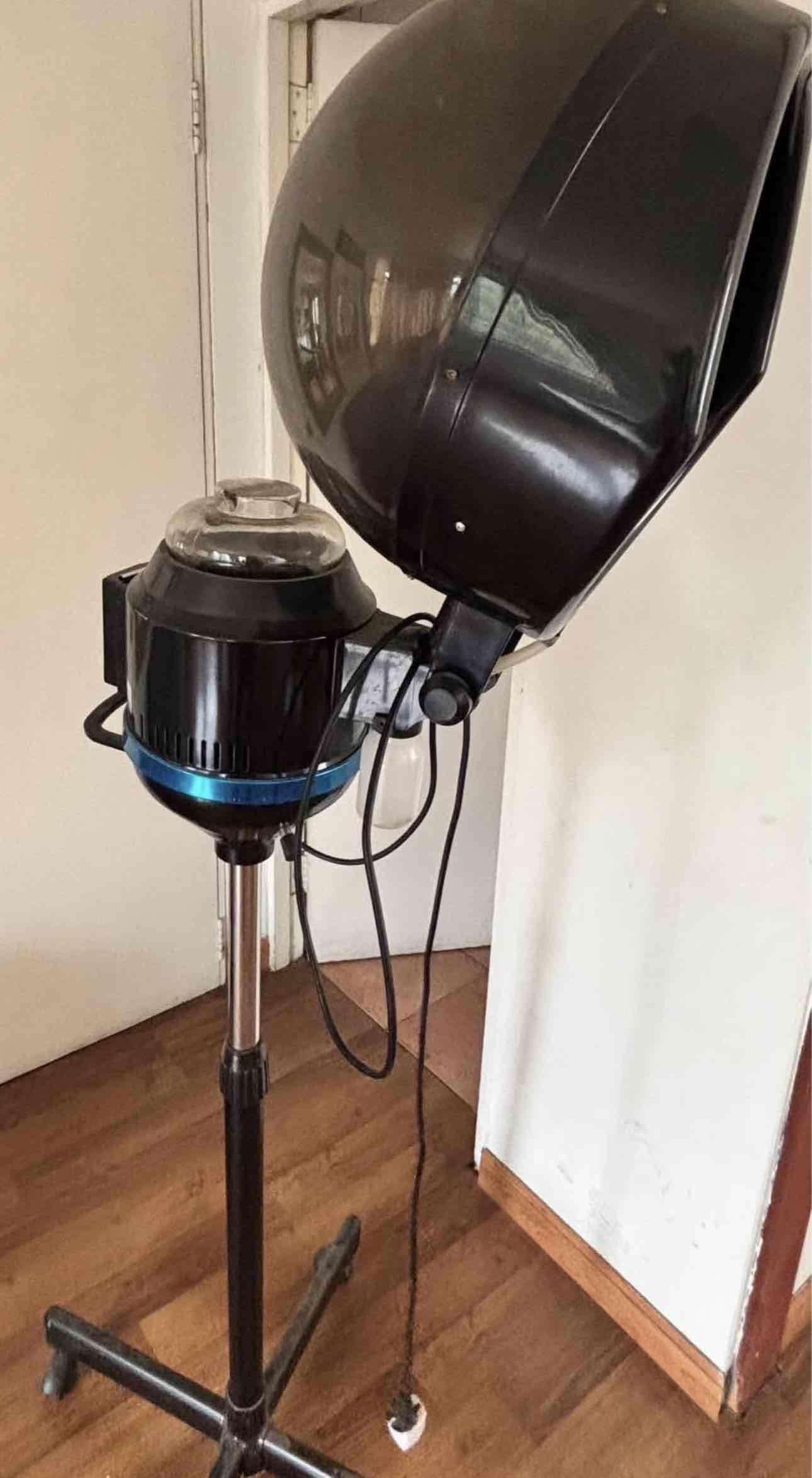 Secador de casco profesional negro - miniatura 1