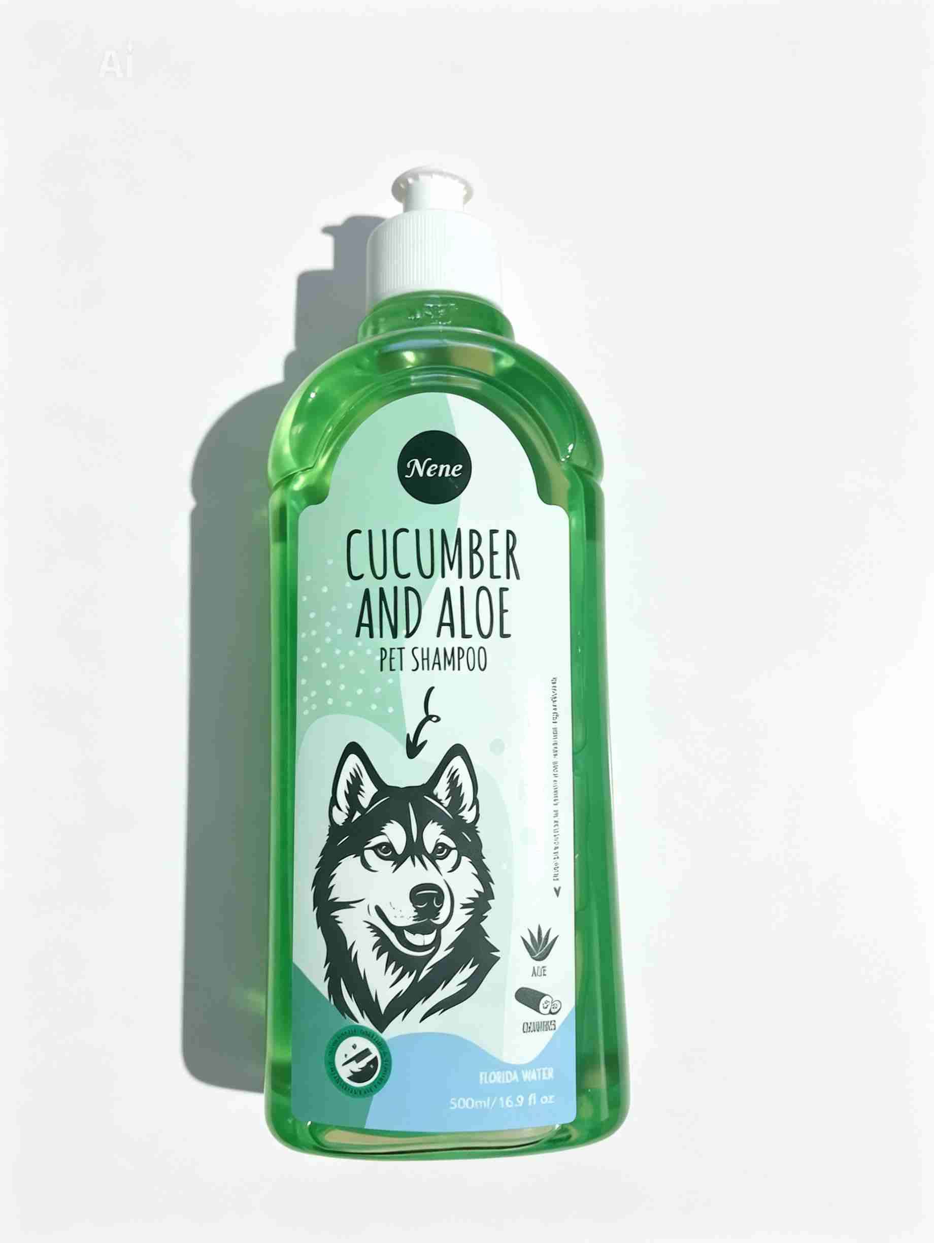 Shampoo para mascotas pepino y aloe