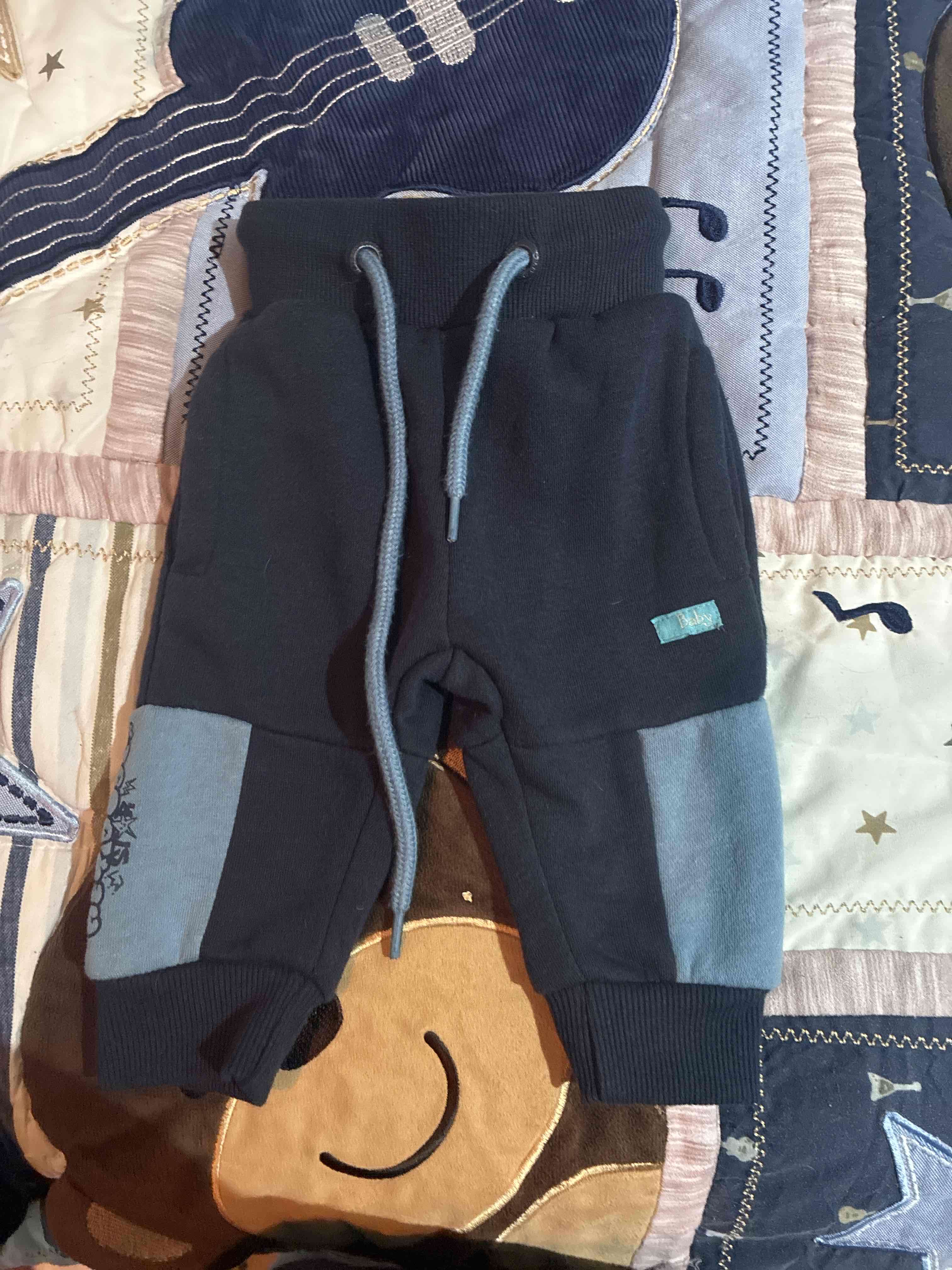 Pantalones deportivos bebé azul