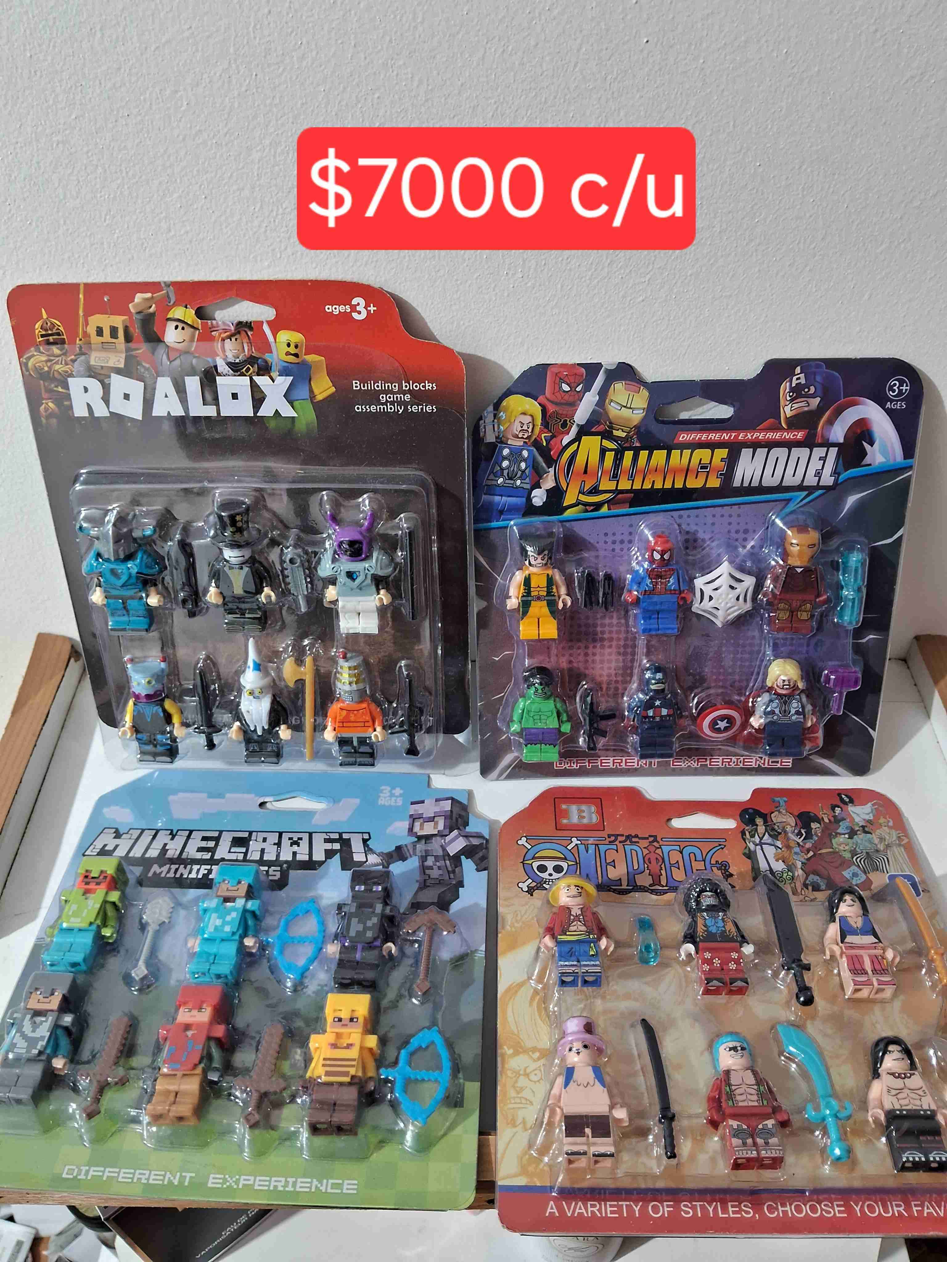 Figuras de acción variadas