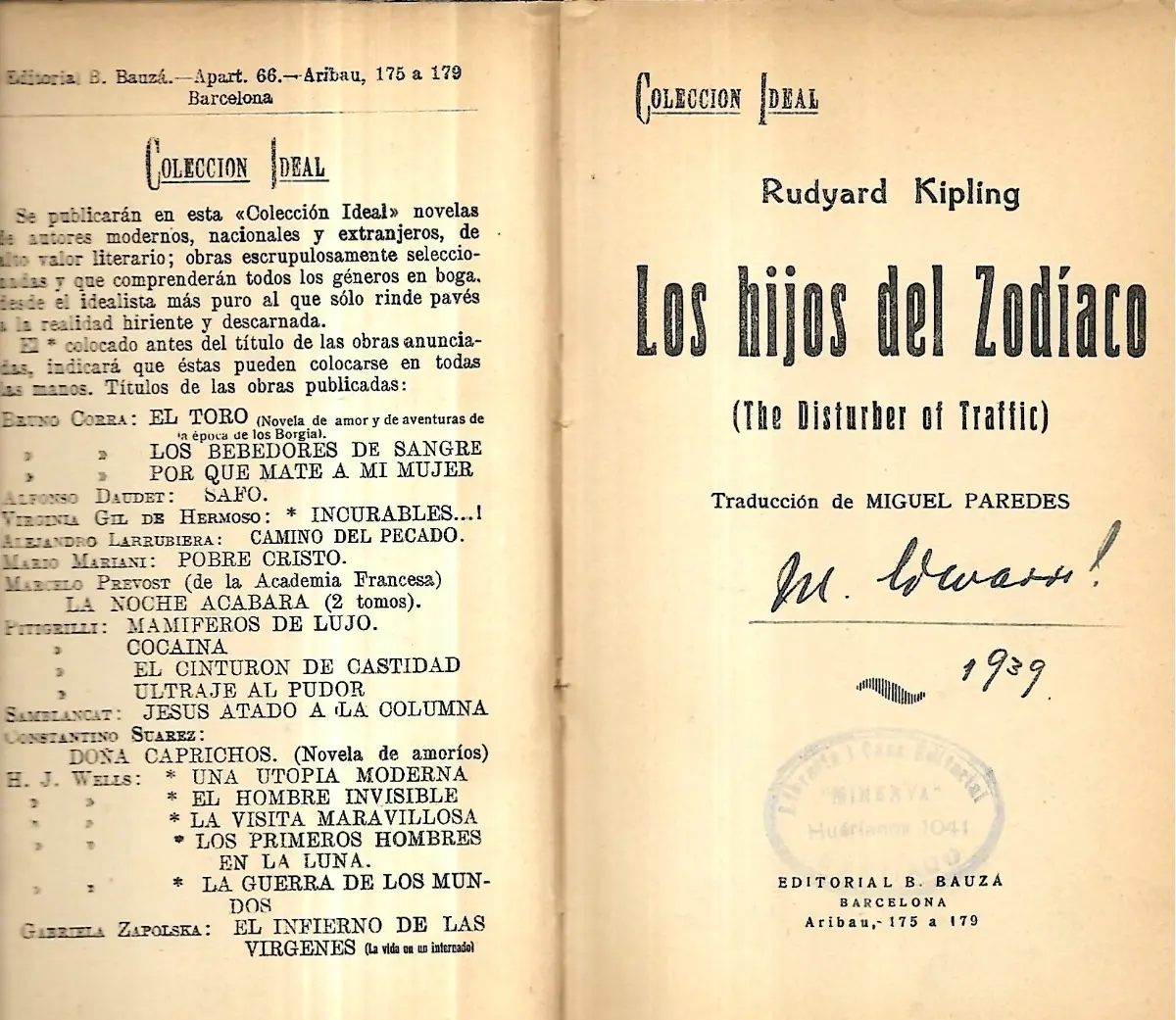 Los Hijos Del Zodíaco Perturbador Y Otros  Kipling - miniatura 2