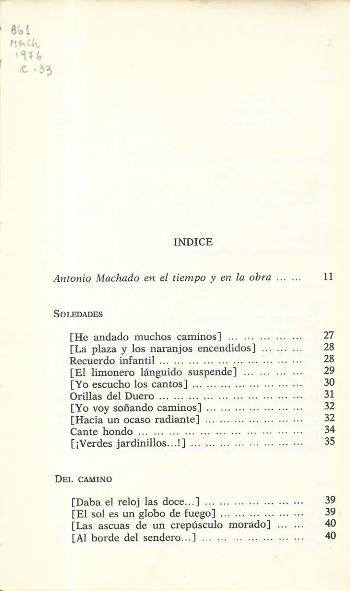 Antología Poética de Antonio Machado Santillana - miniatura 2