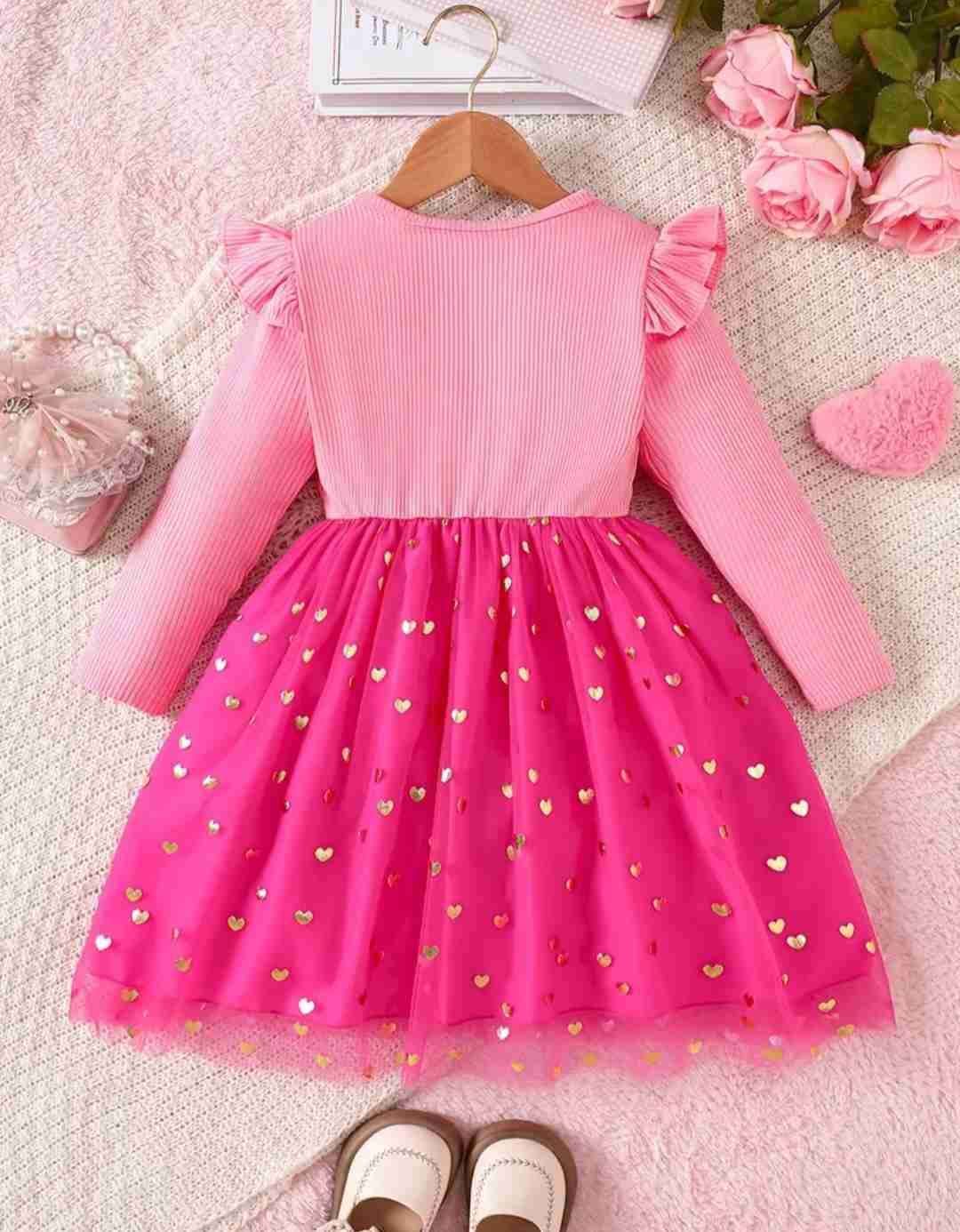 Vestido rosa Hello Kitty para niñas - miniatura 2