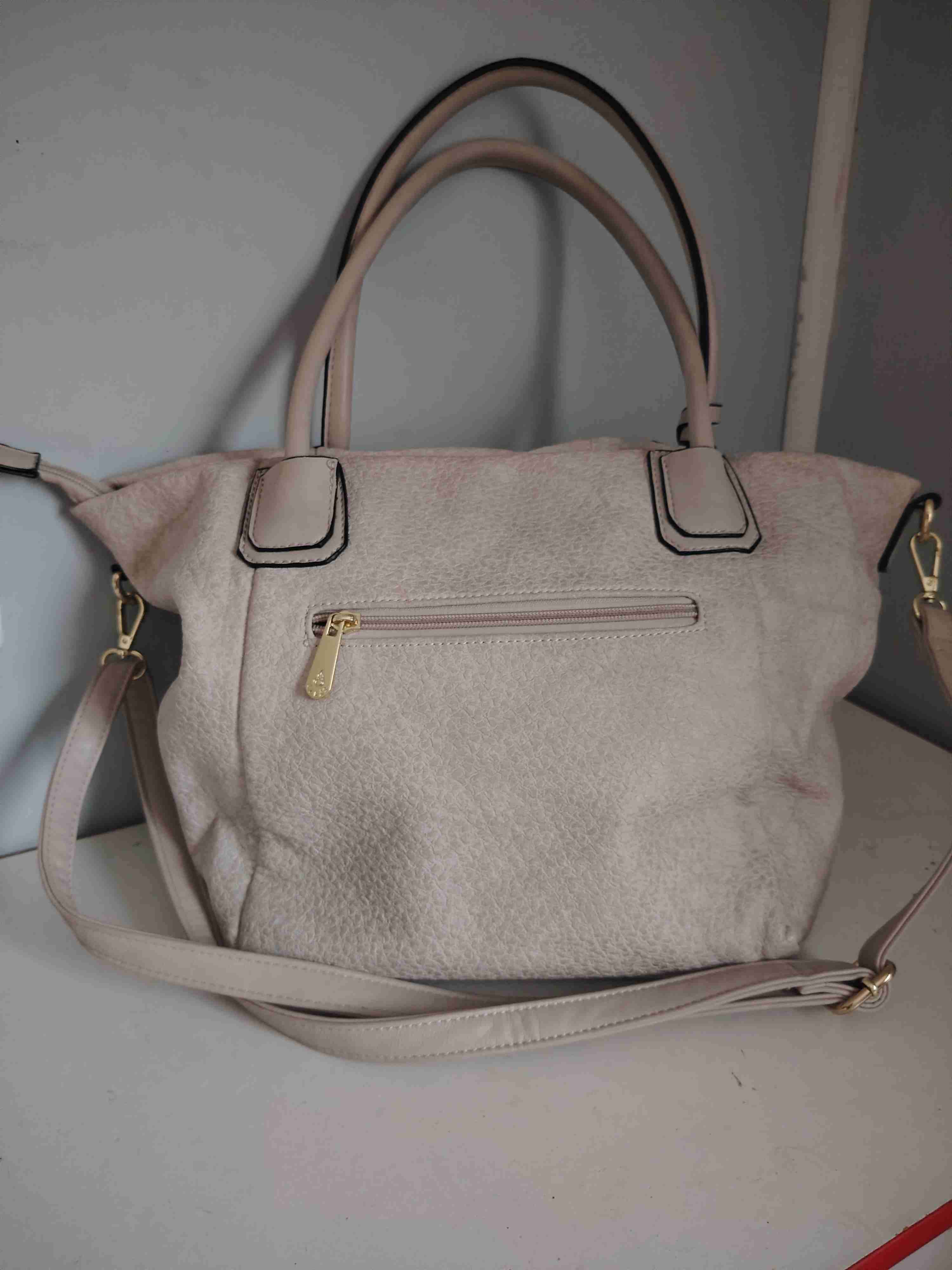 Cartera beige con correas - miniatura 2