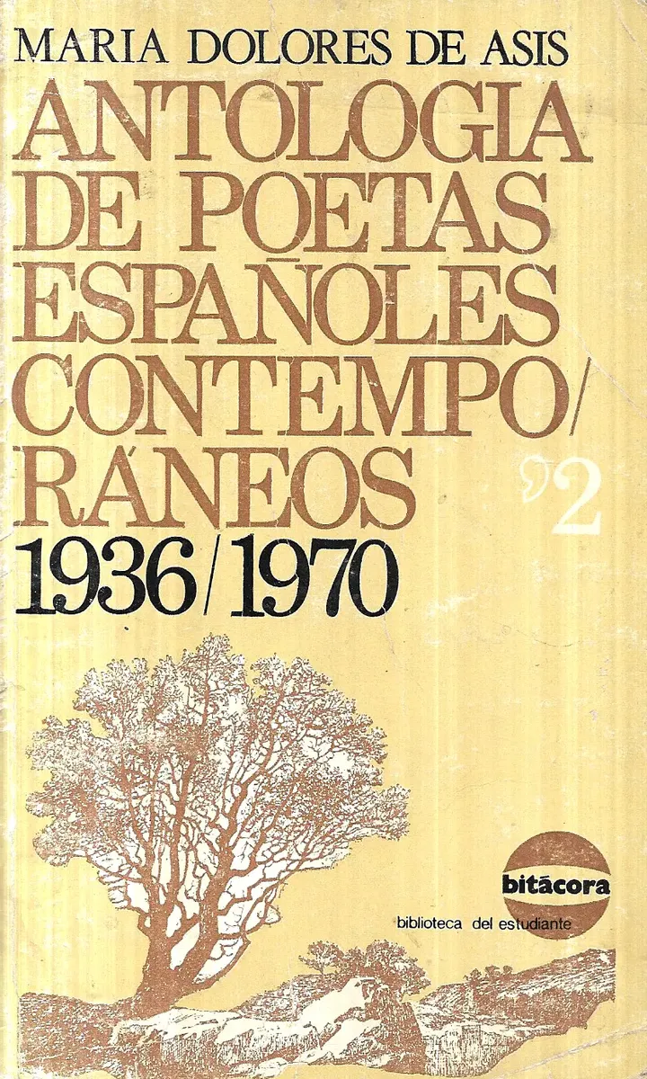 Antología Poetas Españoles Contemporáneo 1936 1970 - miniatura 1