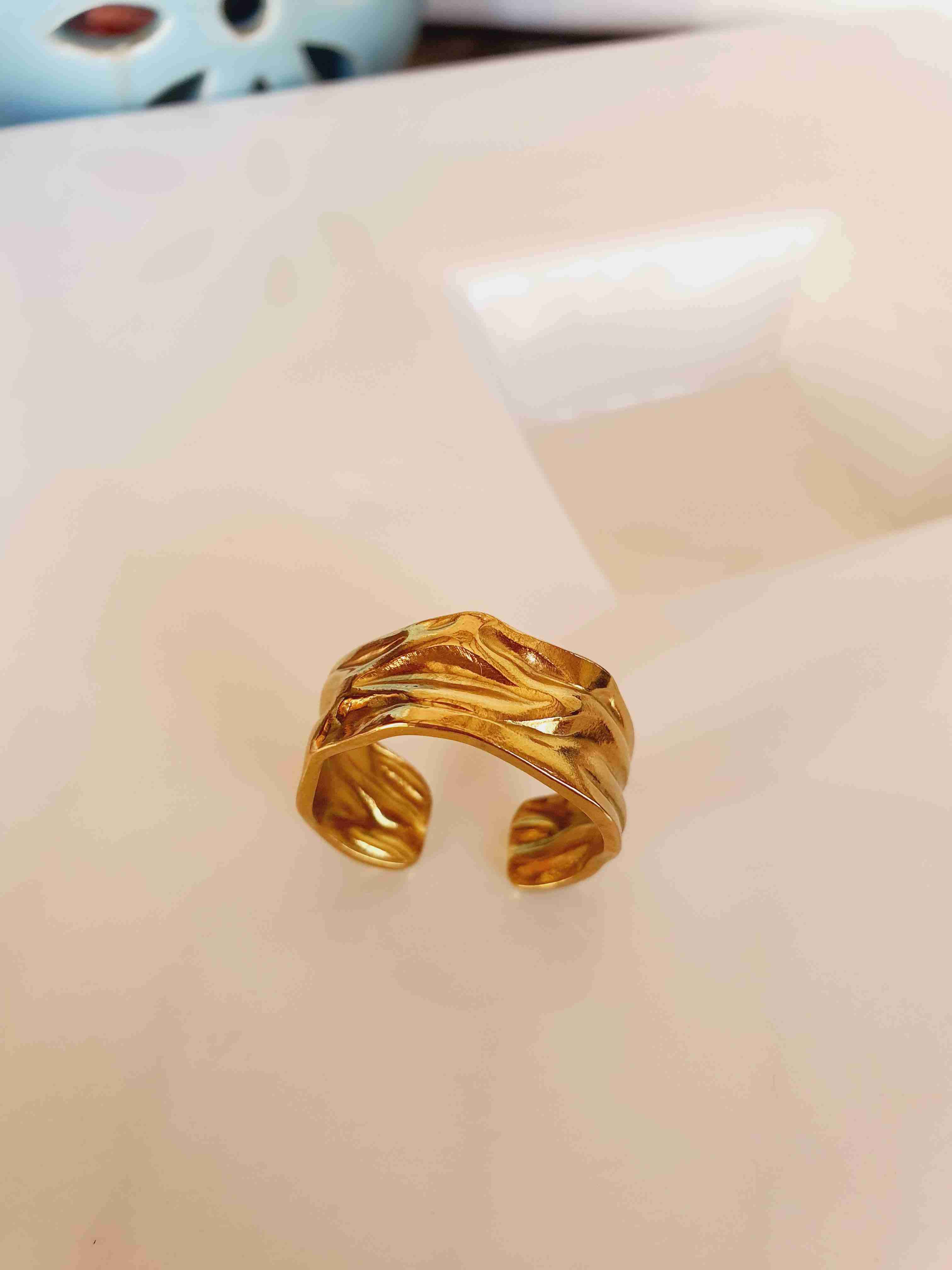 Anillos dorados ajustables - miniatura 2