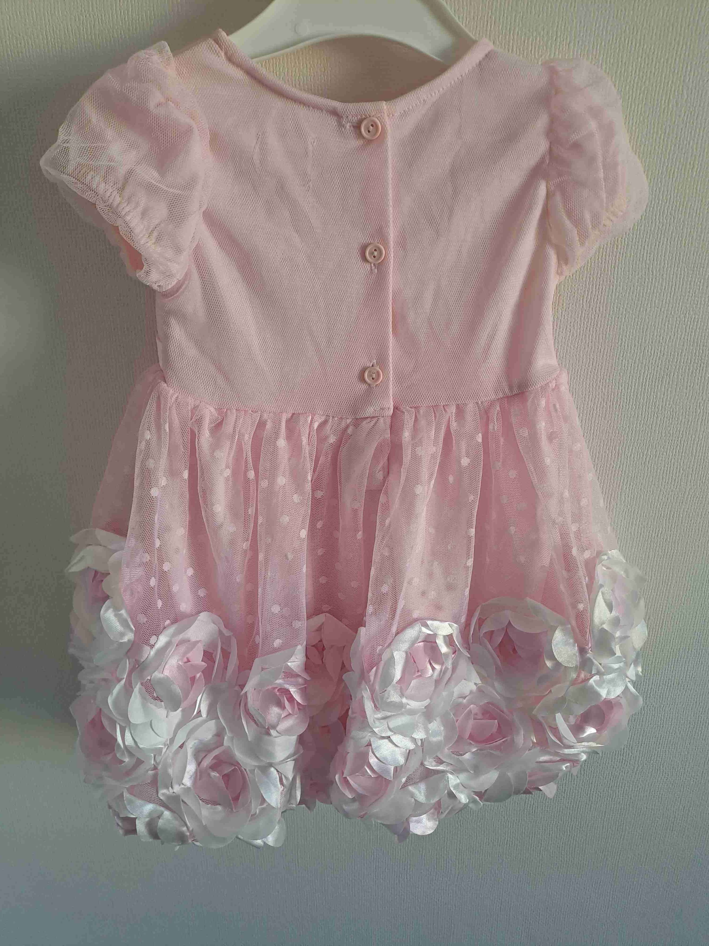 Vestido rosa bebé elegante 18/24 m - miniatura 2