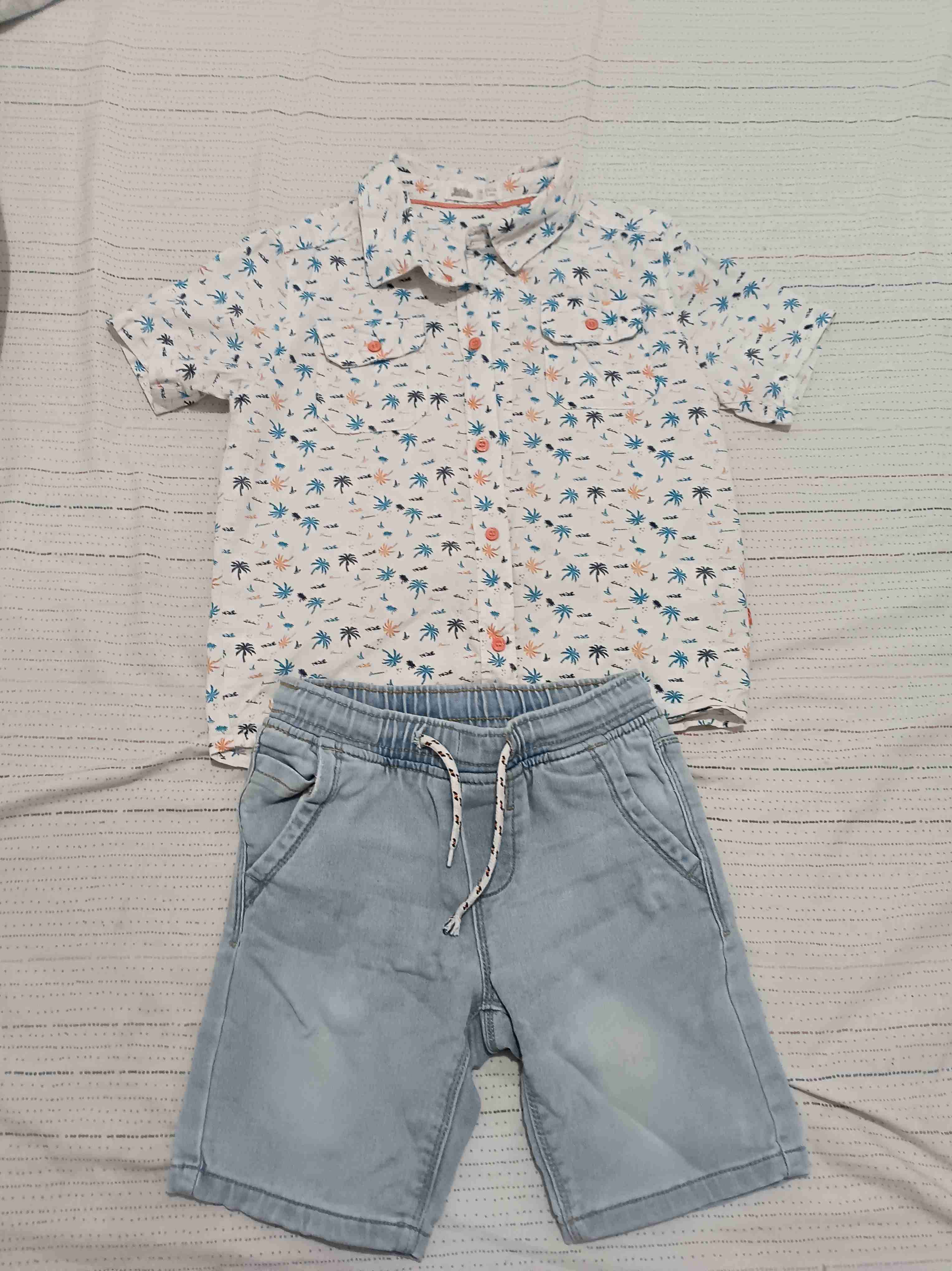 Conjunto polera y short niño dinosaurio - miniatura 2