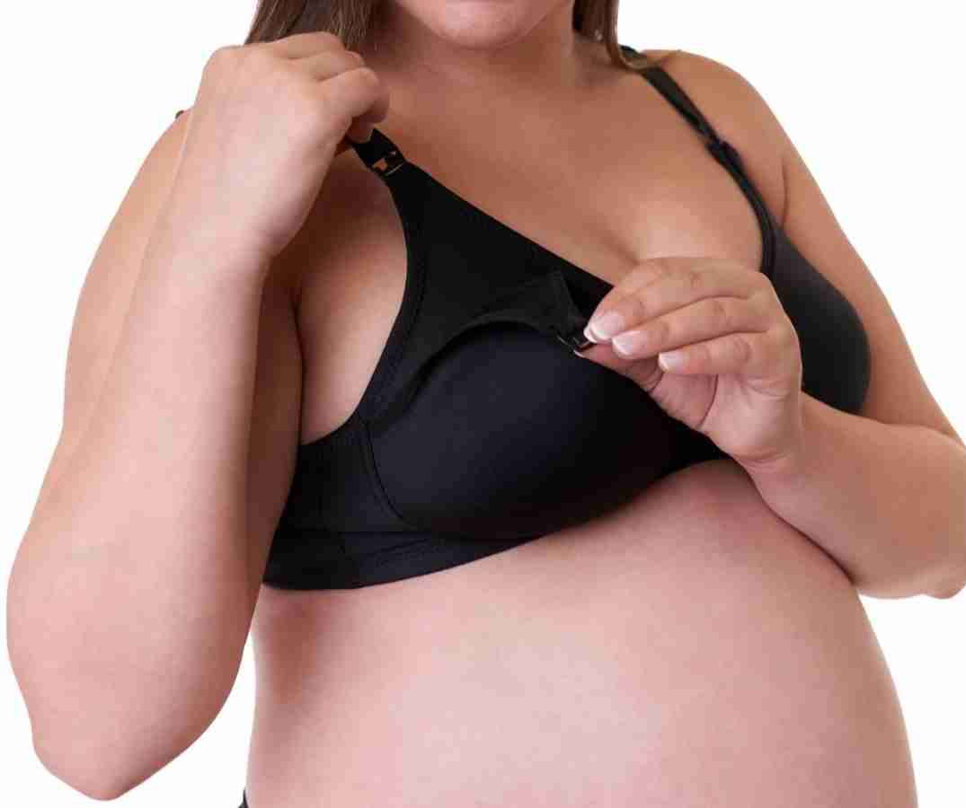 Sosten de lactancia negro 38B
