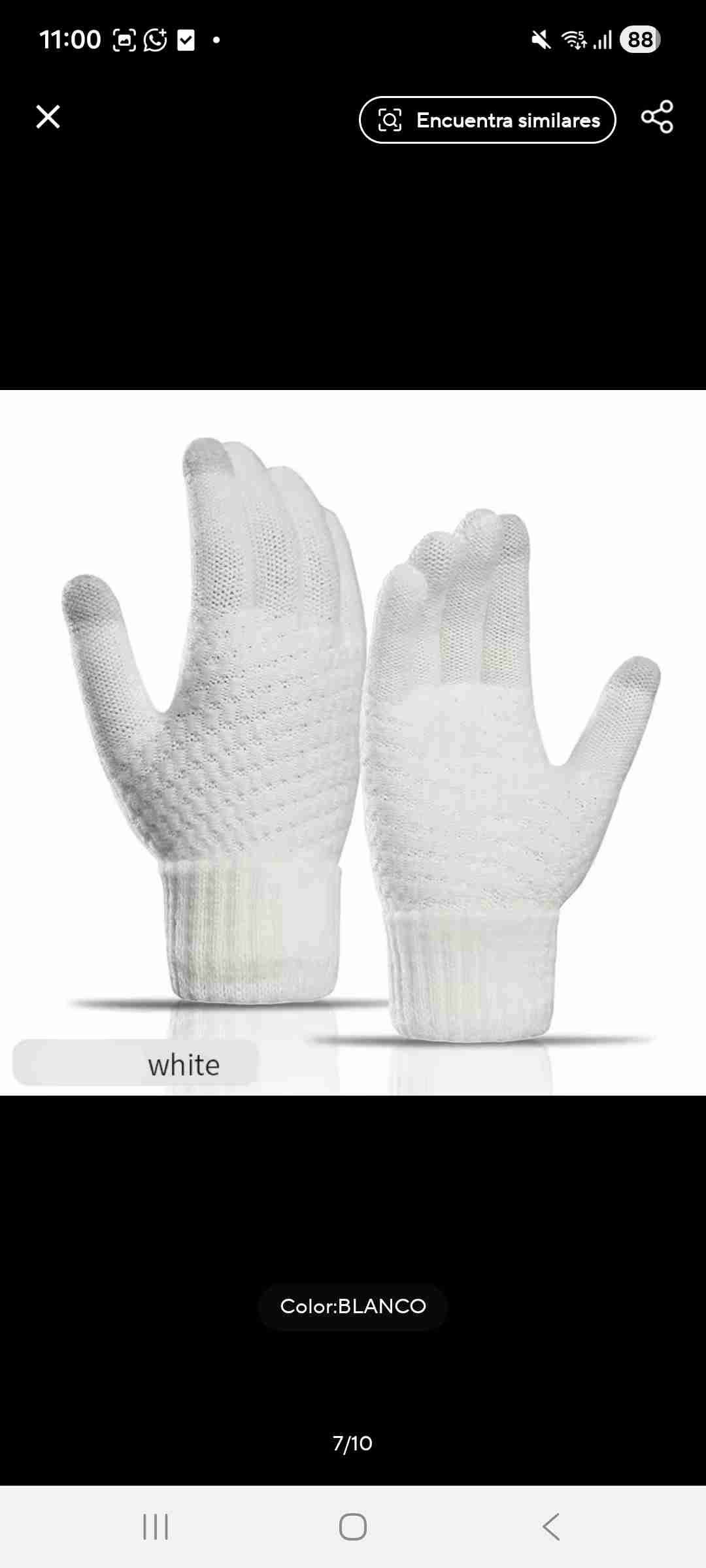 Guantes táctiles amarillos - miniatura 2