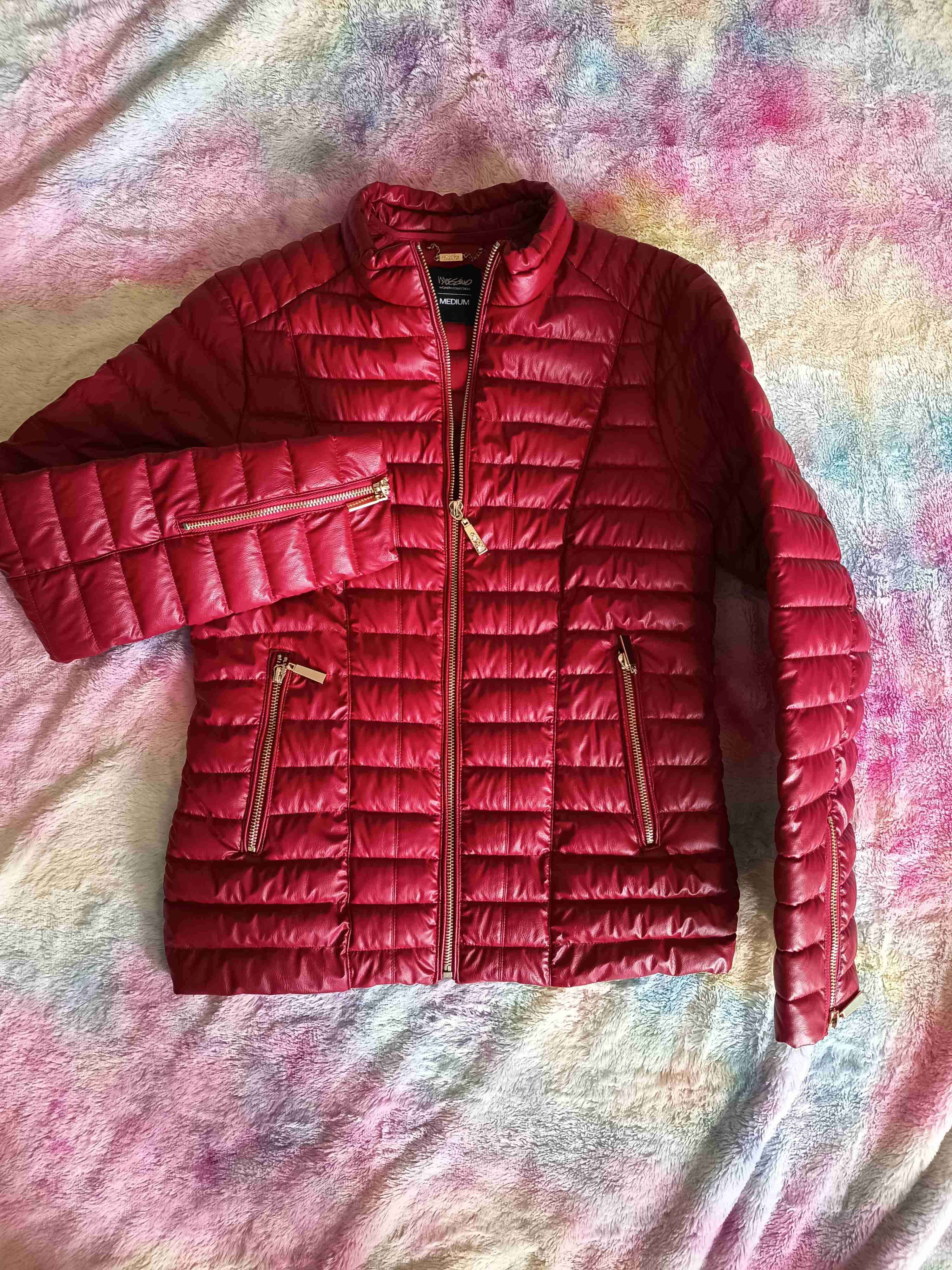 Chaqueta acolchada roja mujer Mossimo - miniatura 1