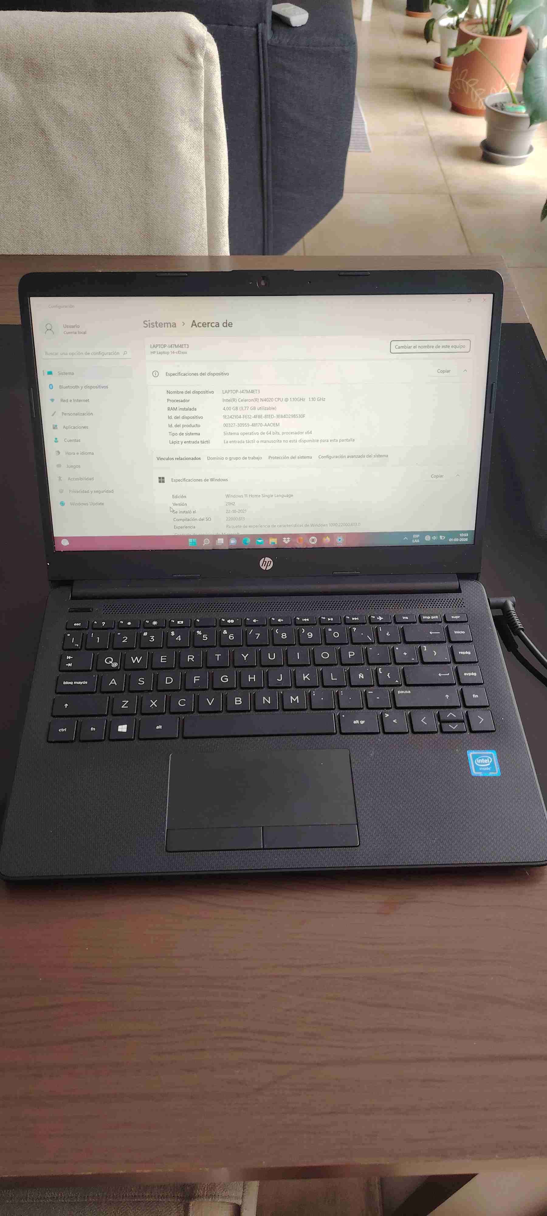 Notebook HP 15.6 pulgadas - miniatura 1