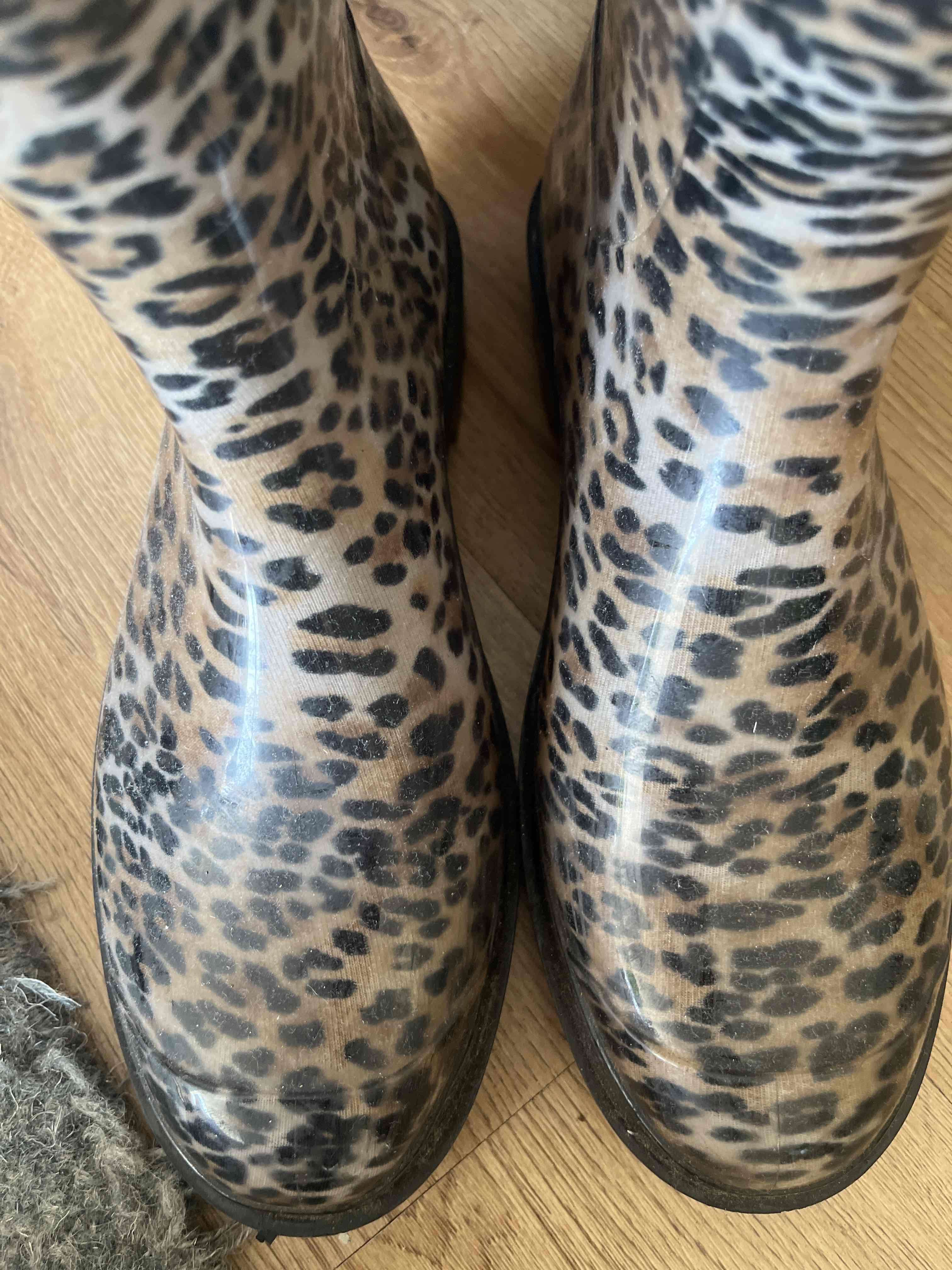 Botas de lluvia estampado leopardo - miniatura 4