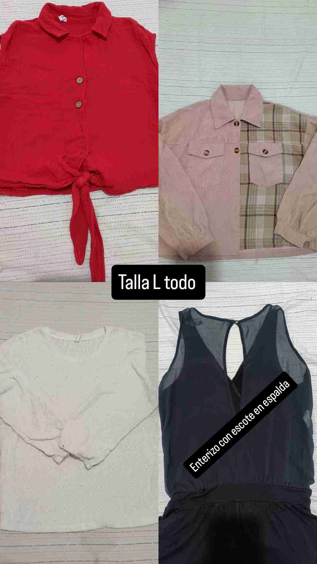 Blusas y enterizo talla L - miniatura 1