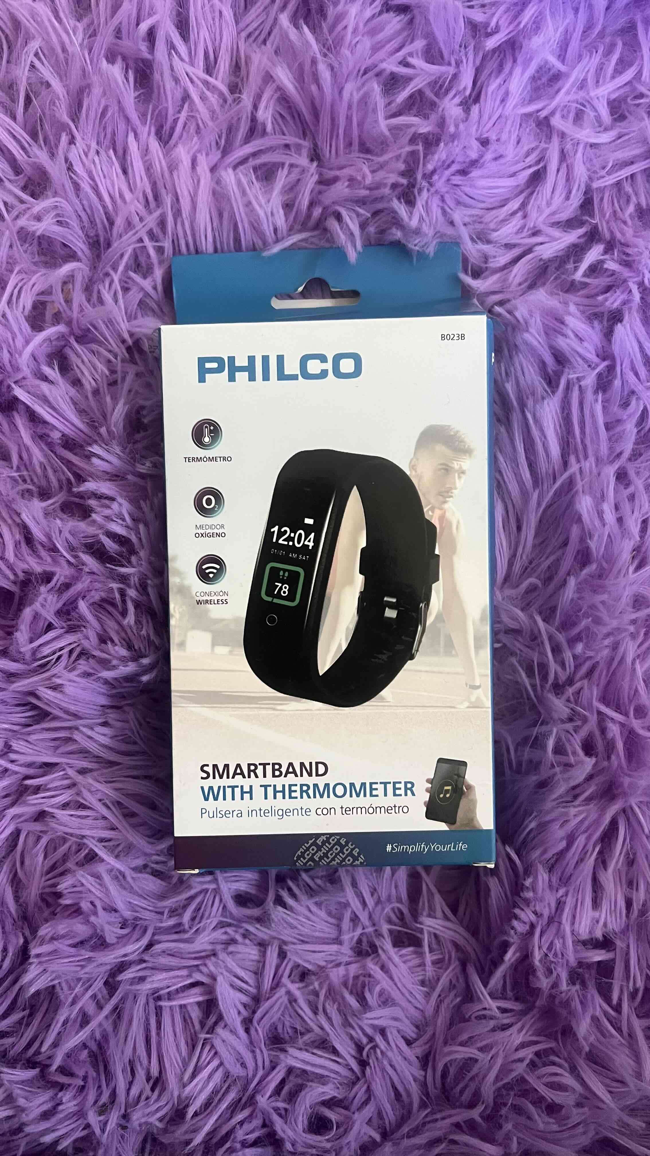 Smartband con termómetro Philco