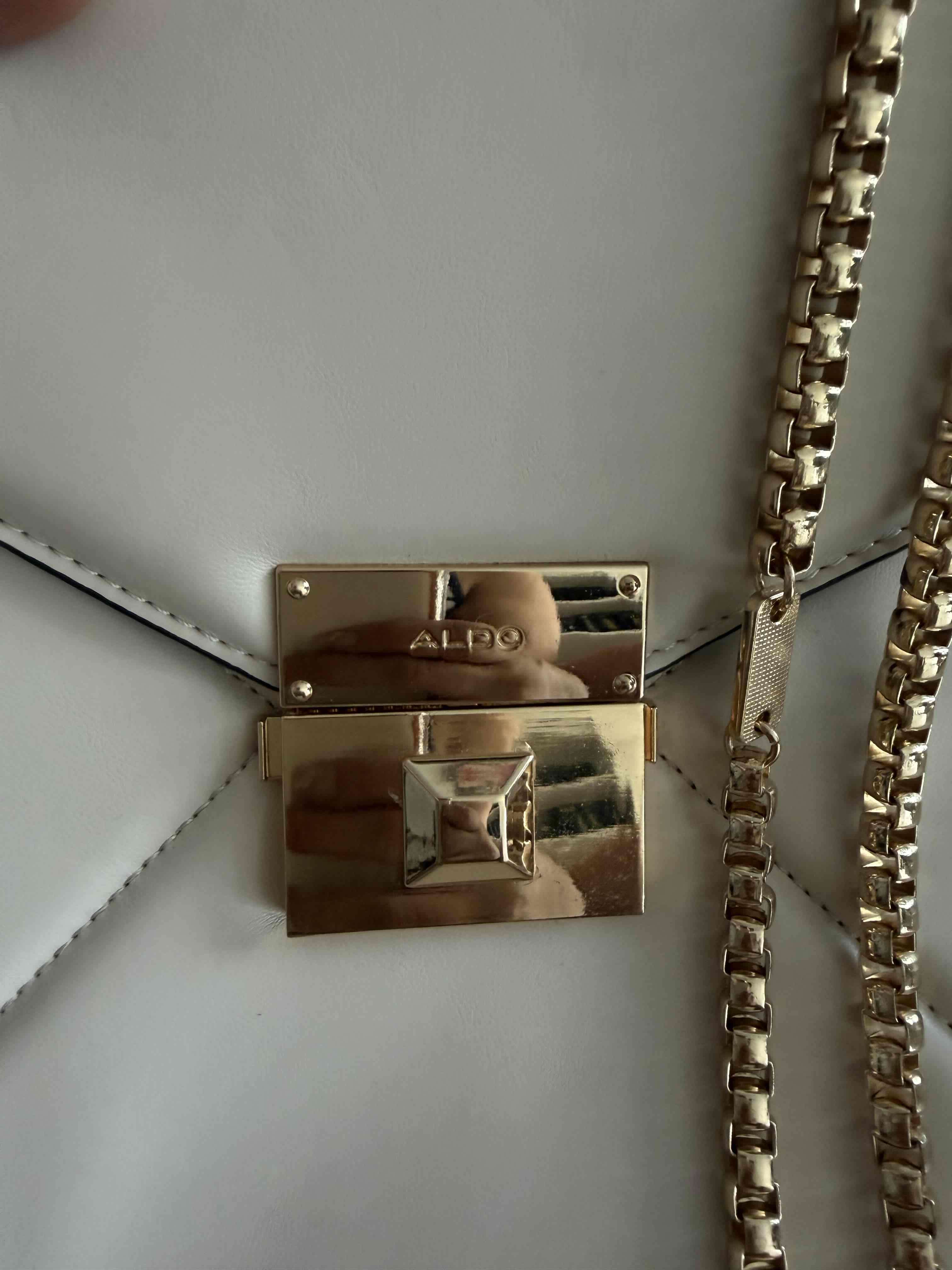 Cartera beige con cadena dorada ALDO - miniatura 4
