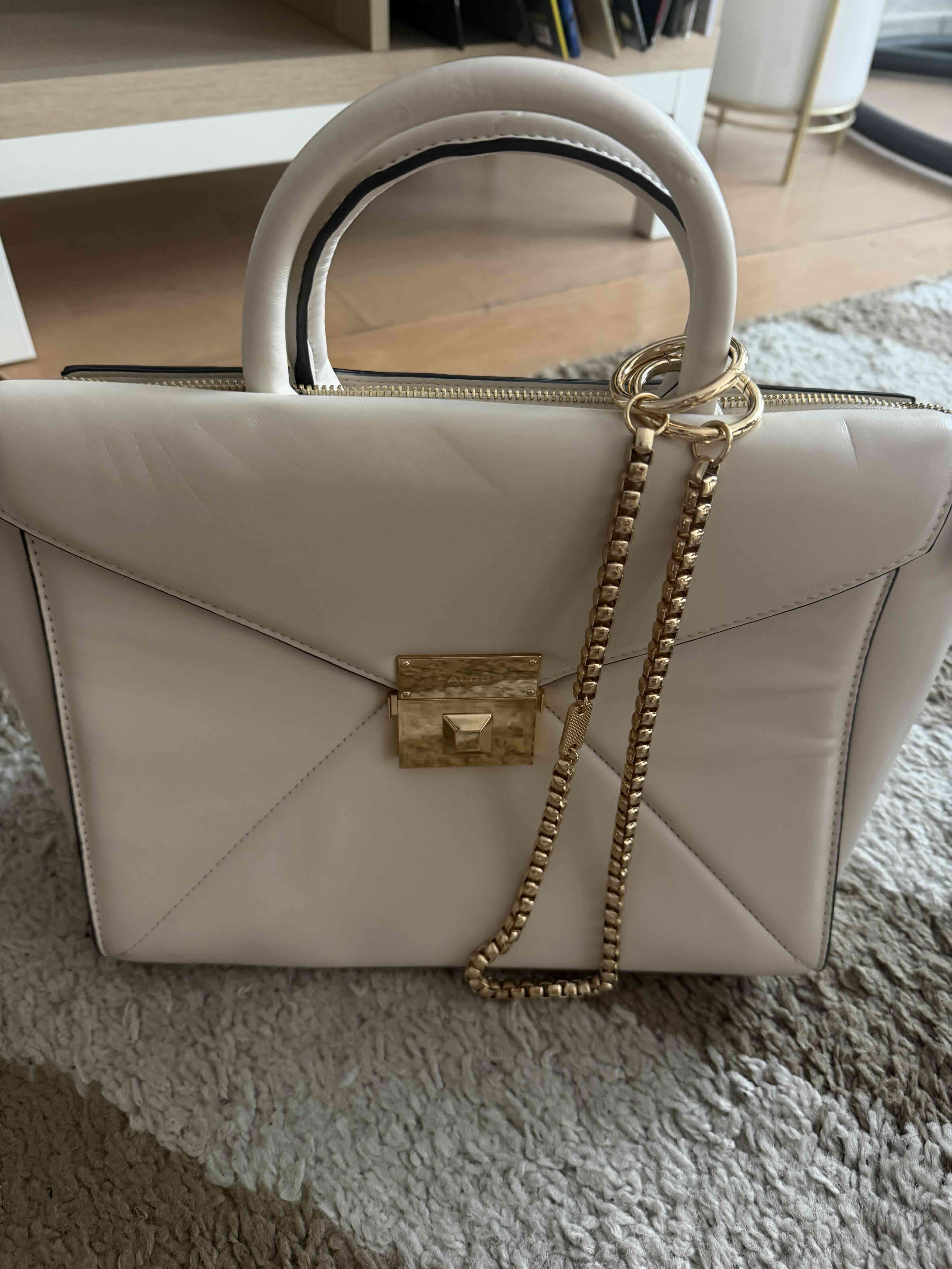 Cartera beige con cadena dorada ALDO - miniatura 5