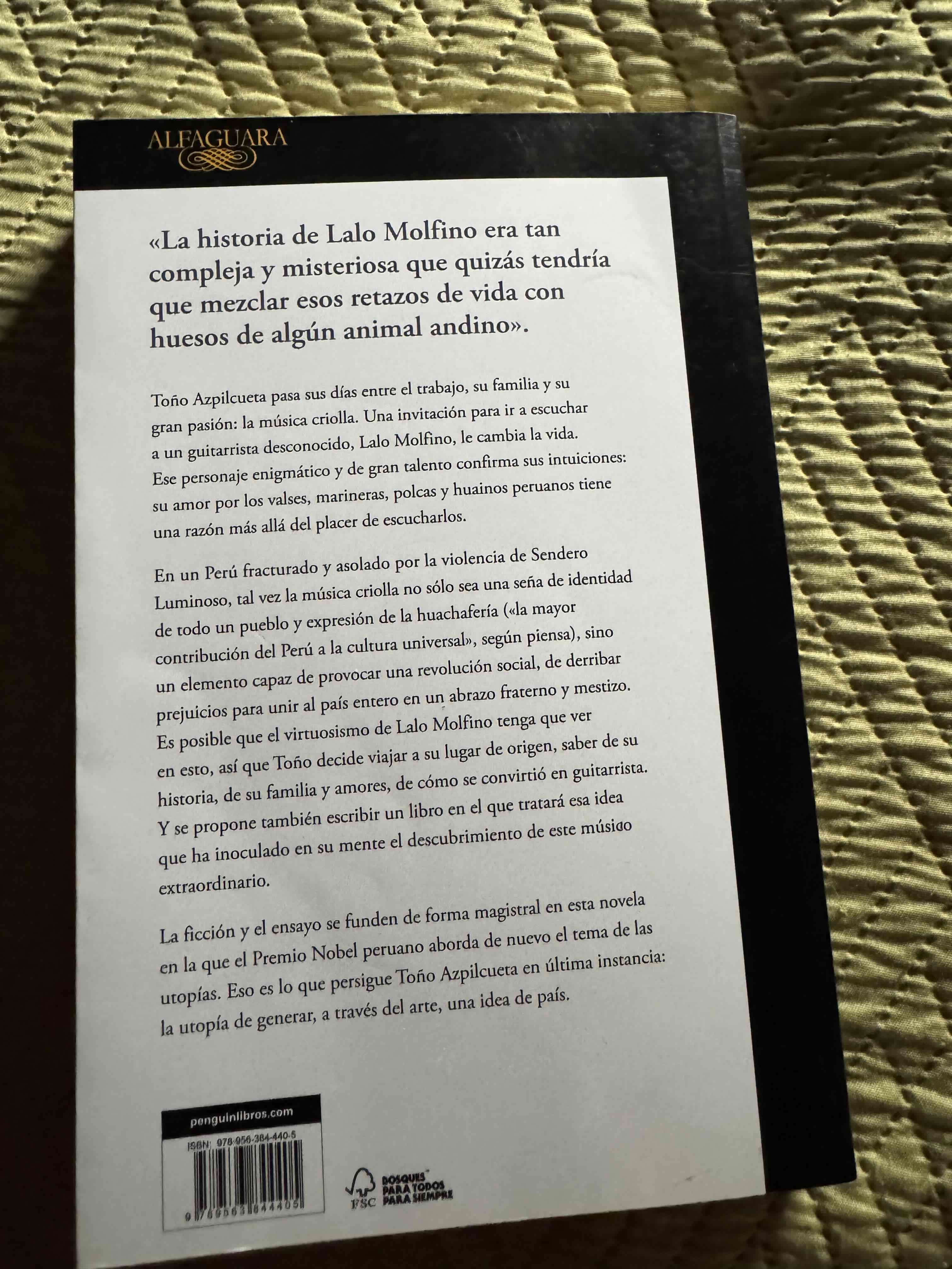 Libro 'Le dedico mi silencio' de Mario Vargas Llosa - miniatura 3