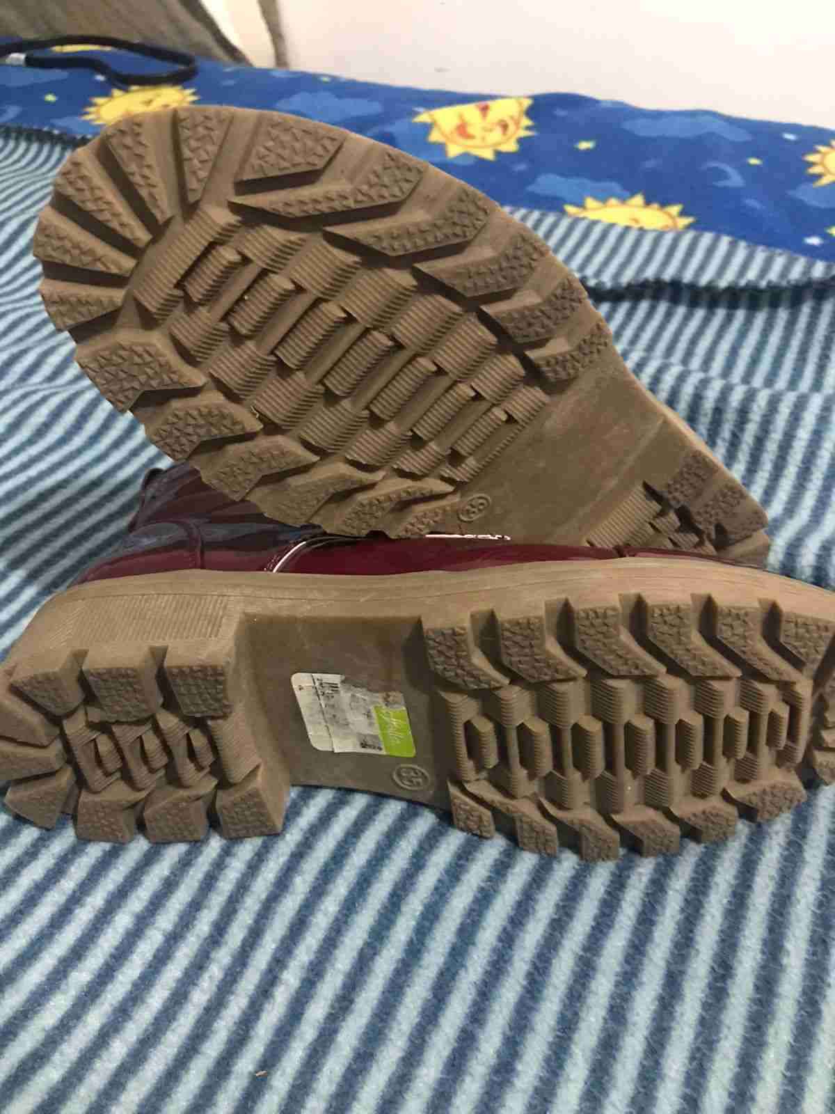 Botines charol burdeos talla (35) - miniatura 2