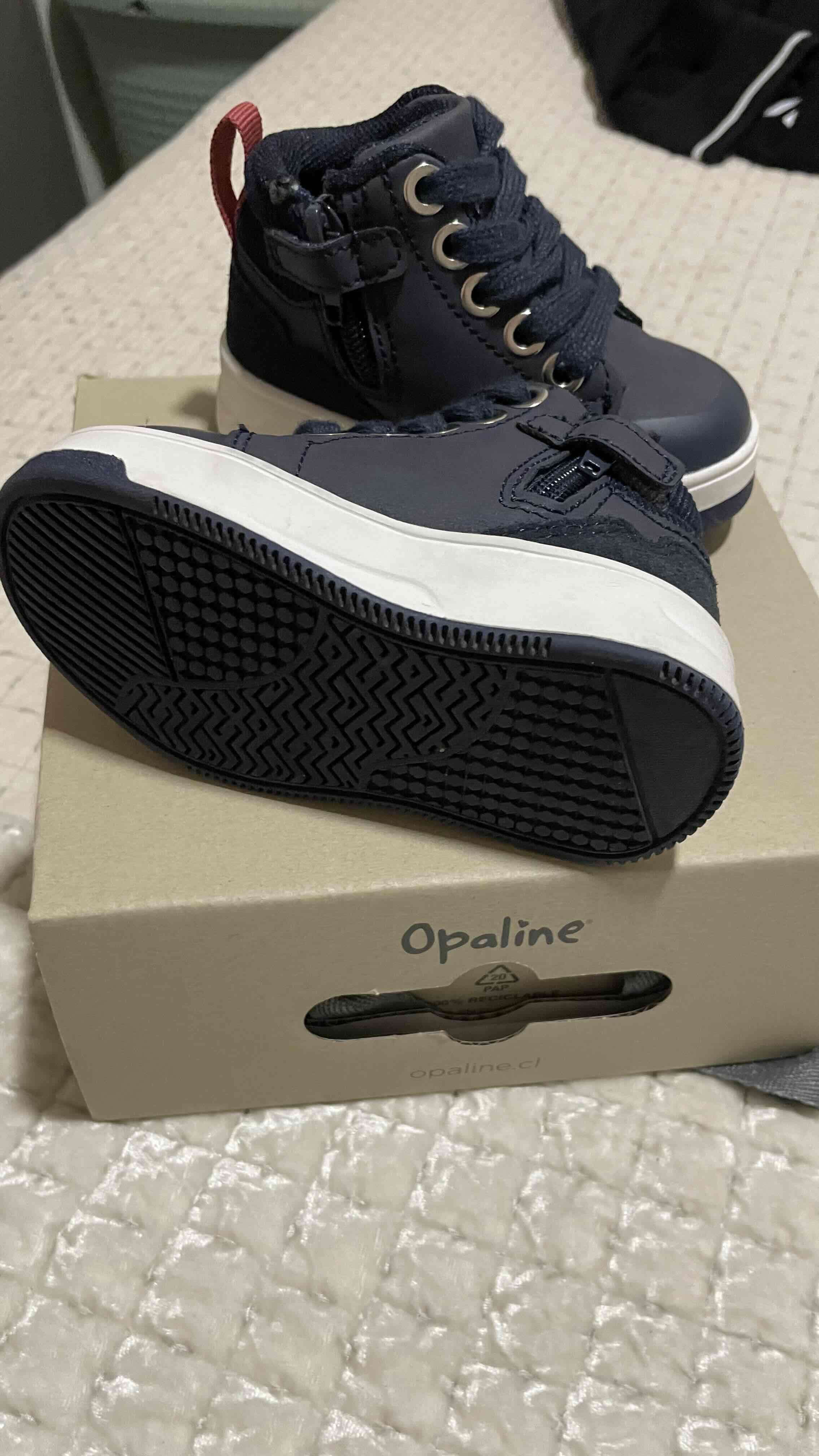 Zapatillas de bebé azul marino - miniatura 3
