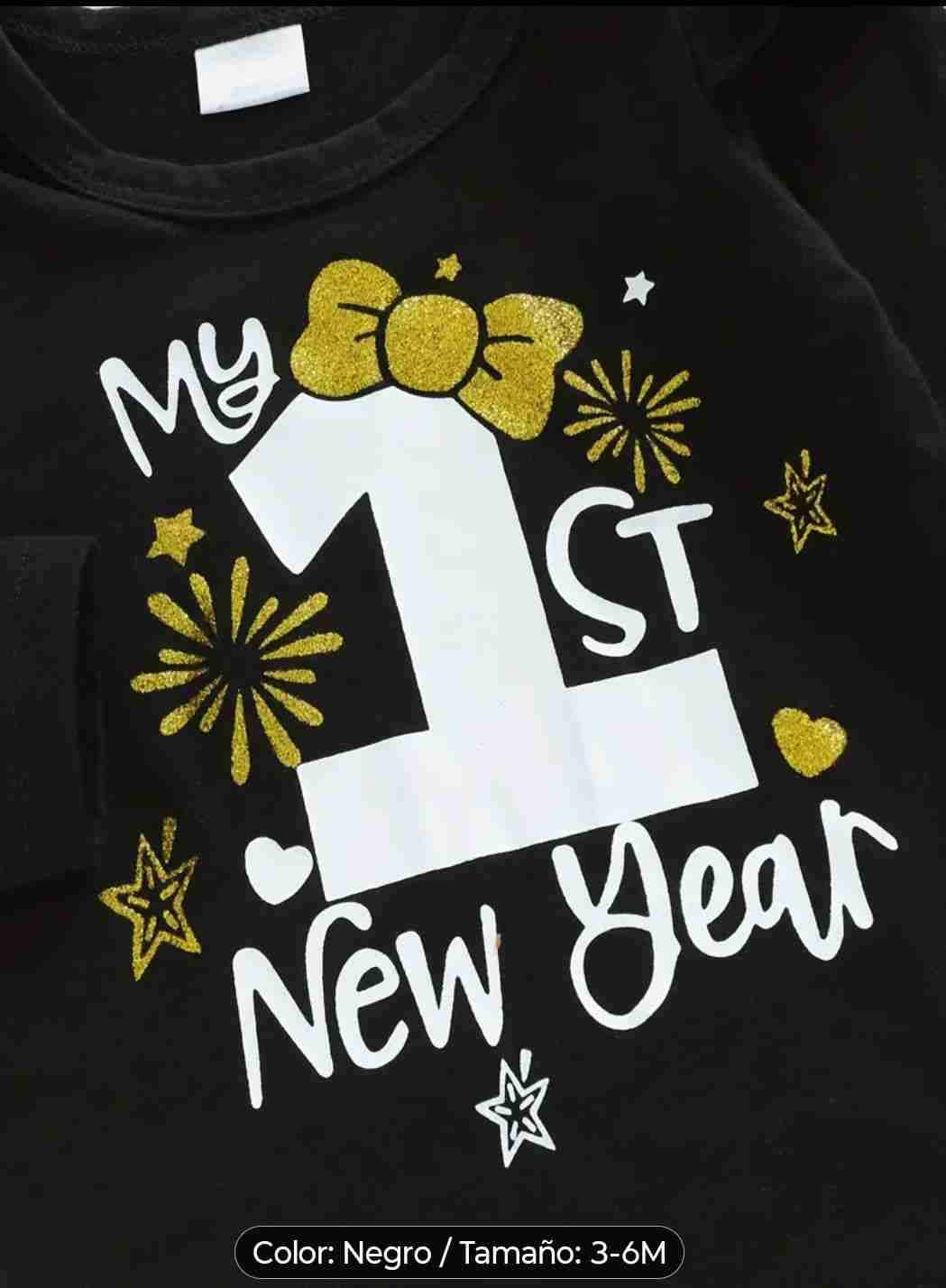 Conjunto bebé año nuevo Talla 3 a 6 meses - miniatura 4