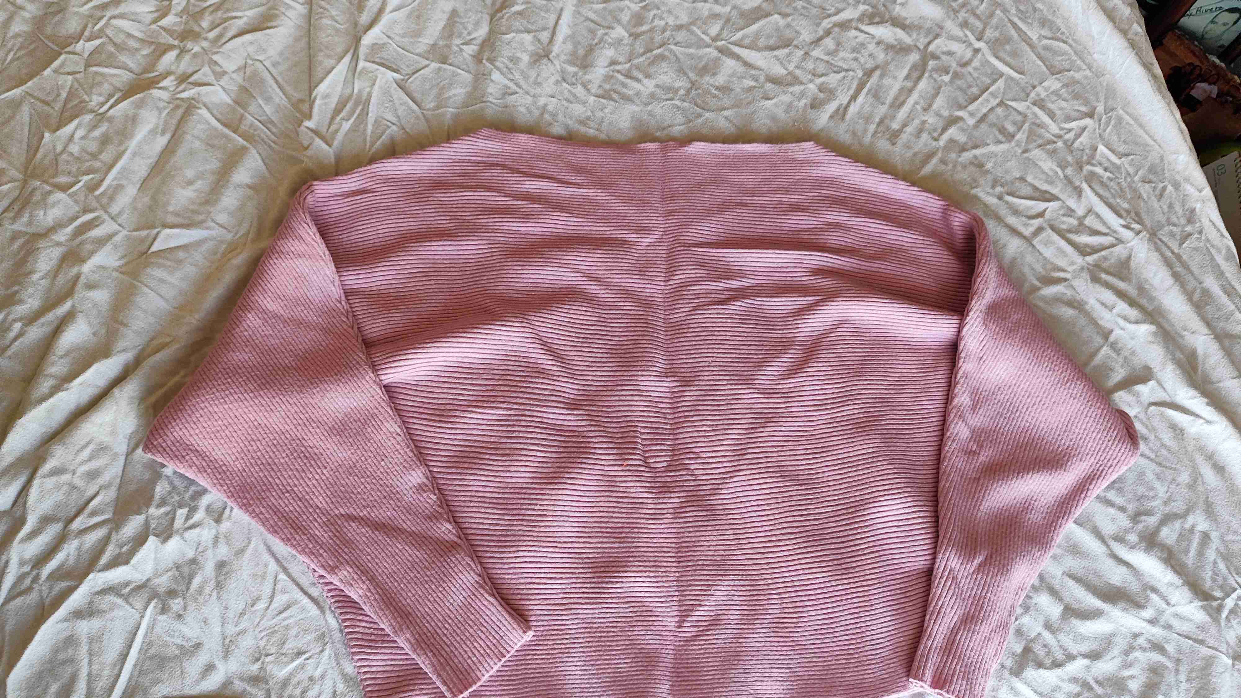 Suéter rosado de punto