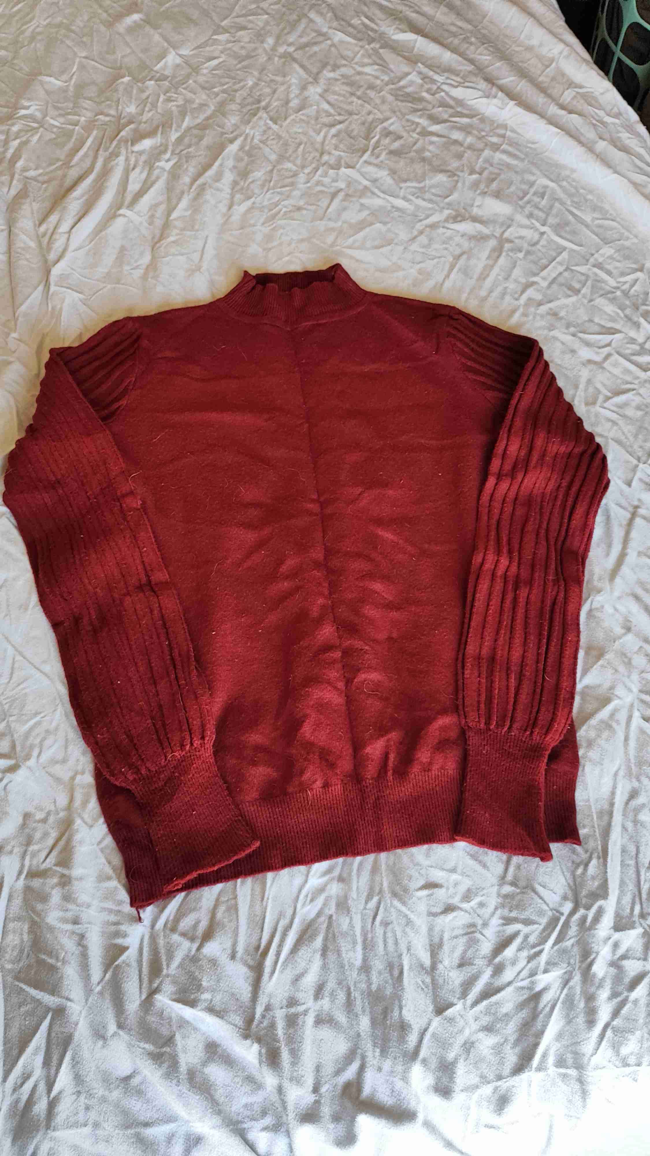 Suéter rojo manga larga L