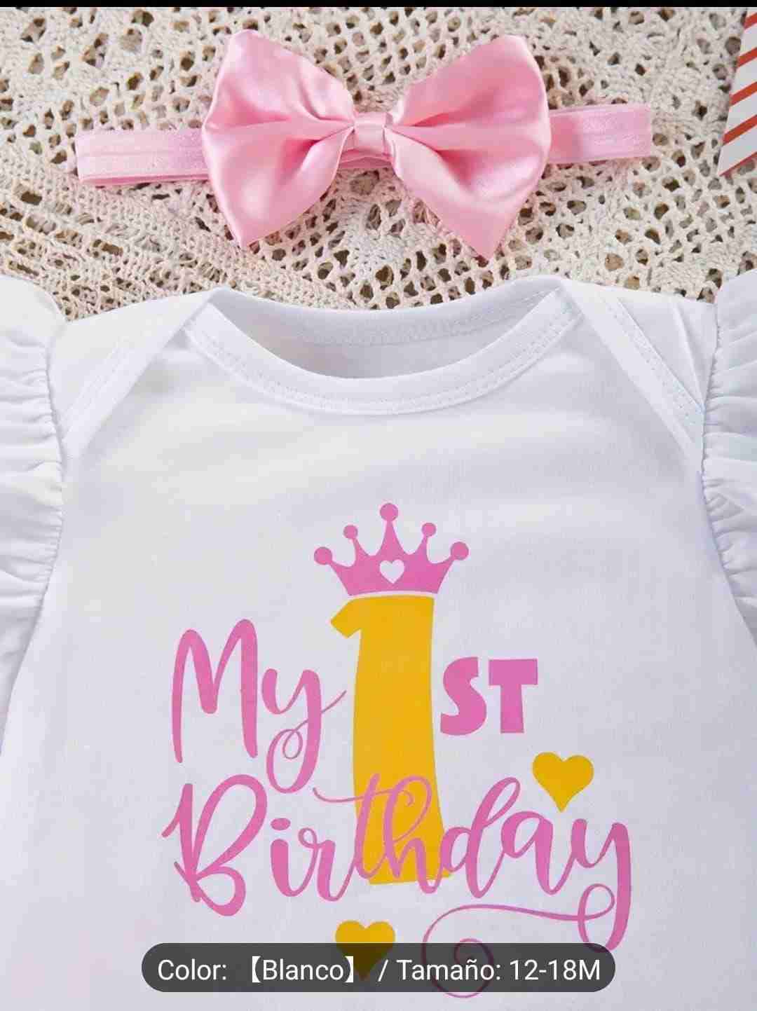 Conjunto cumpleañero 1 año - miniatura 2