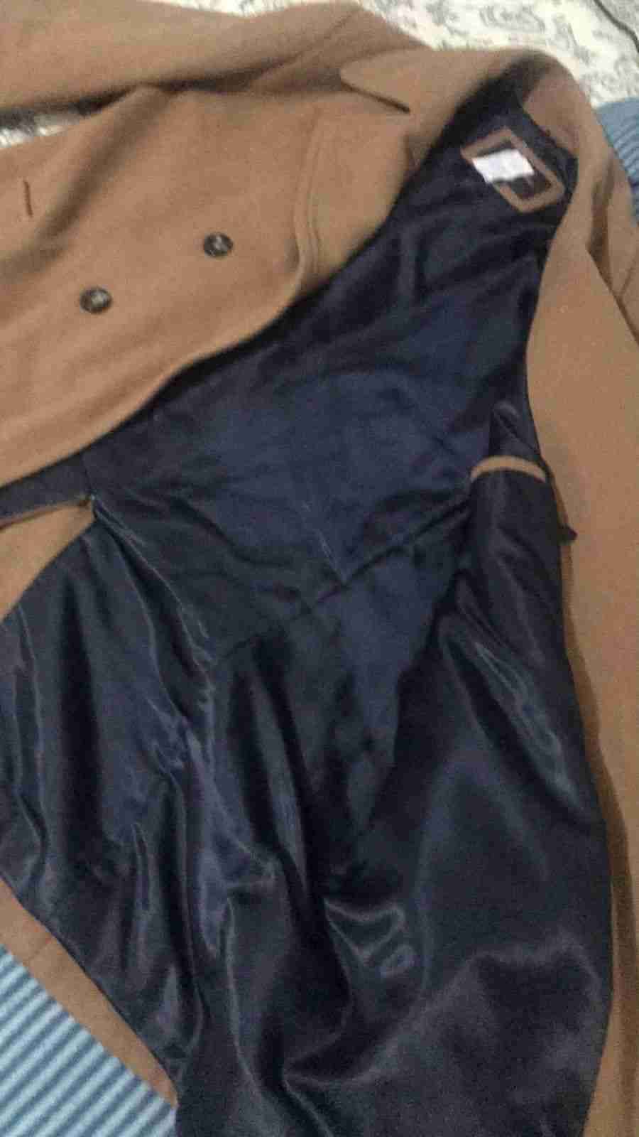 Abrigo marrón elegante talla (L) 48 talla - miniatura 2