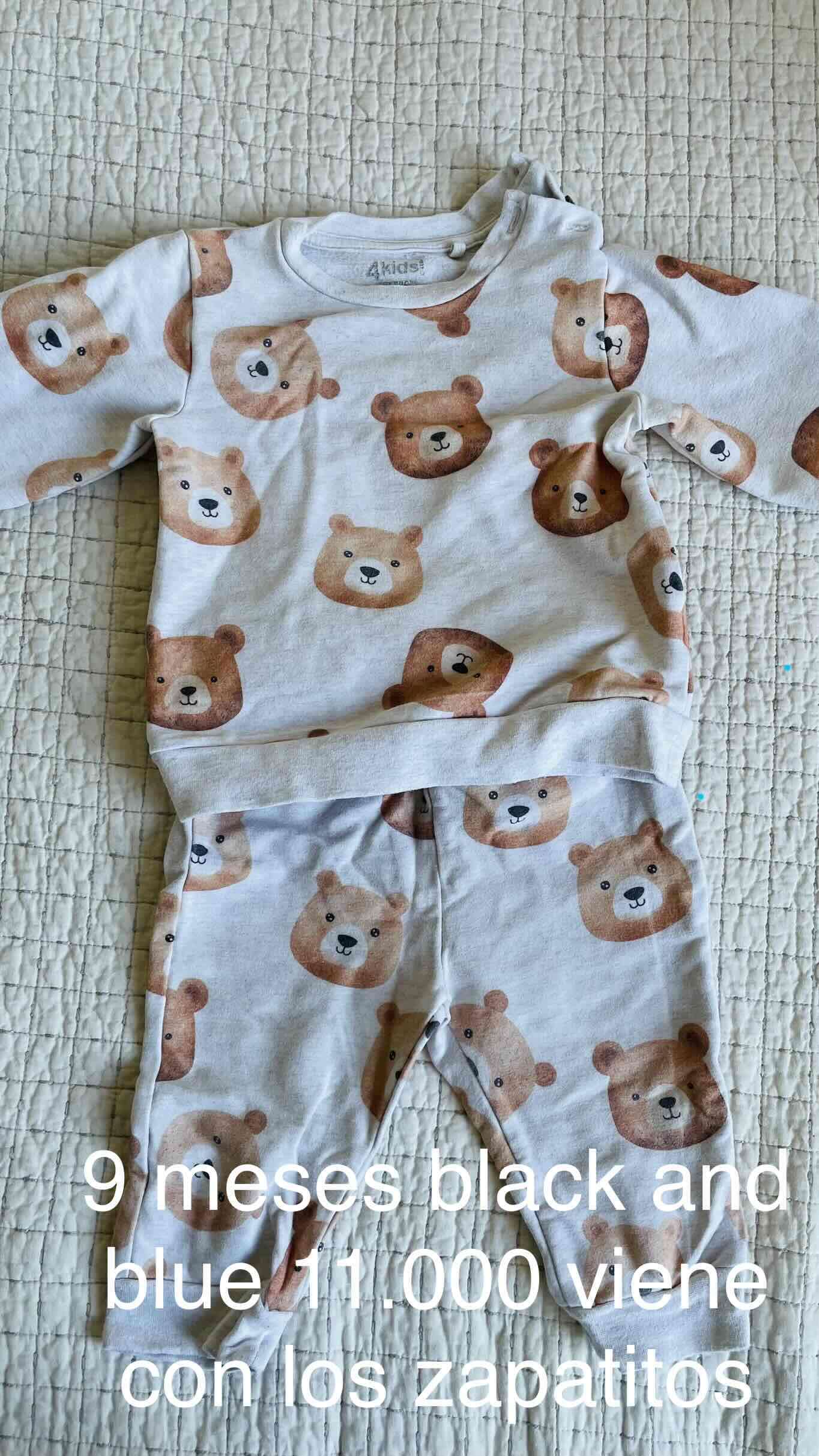 Conjunto bebé estampado osos - miniatura 1
