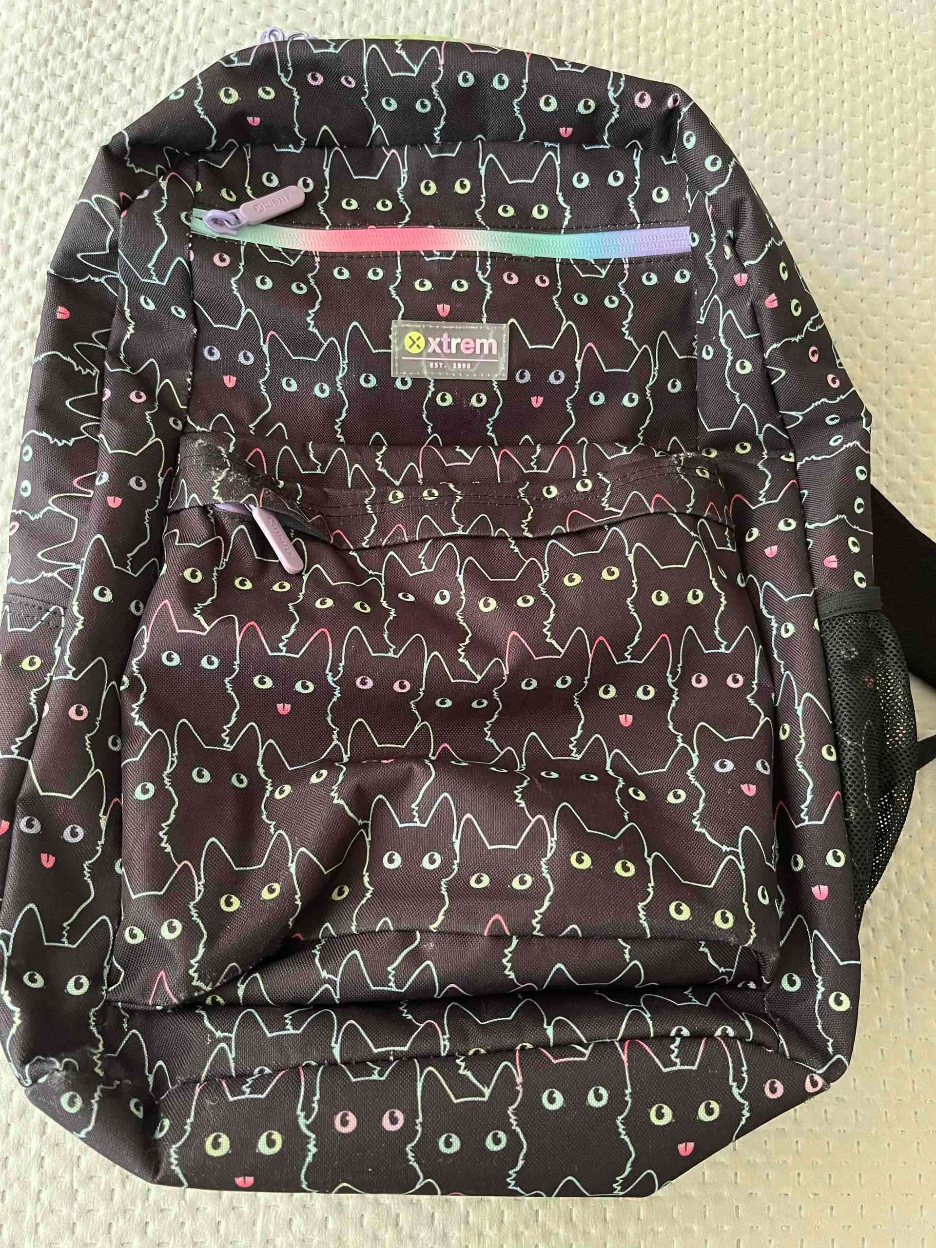 Mochila Xtrem estampado de gatos - miniatura 2
