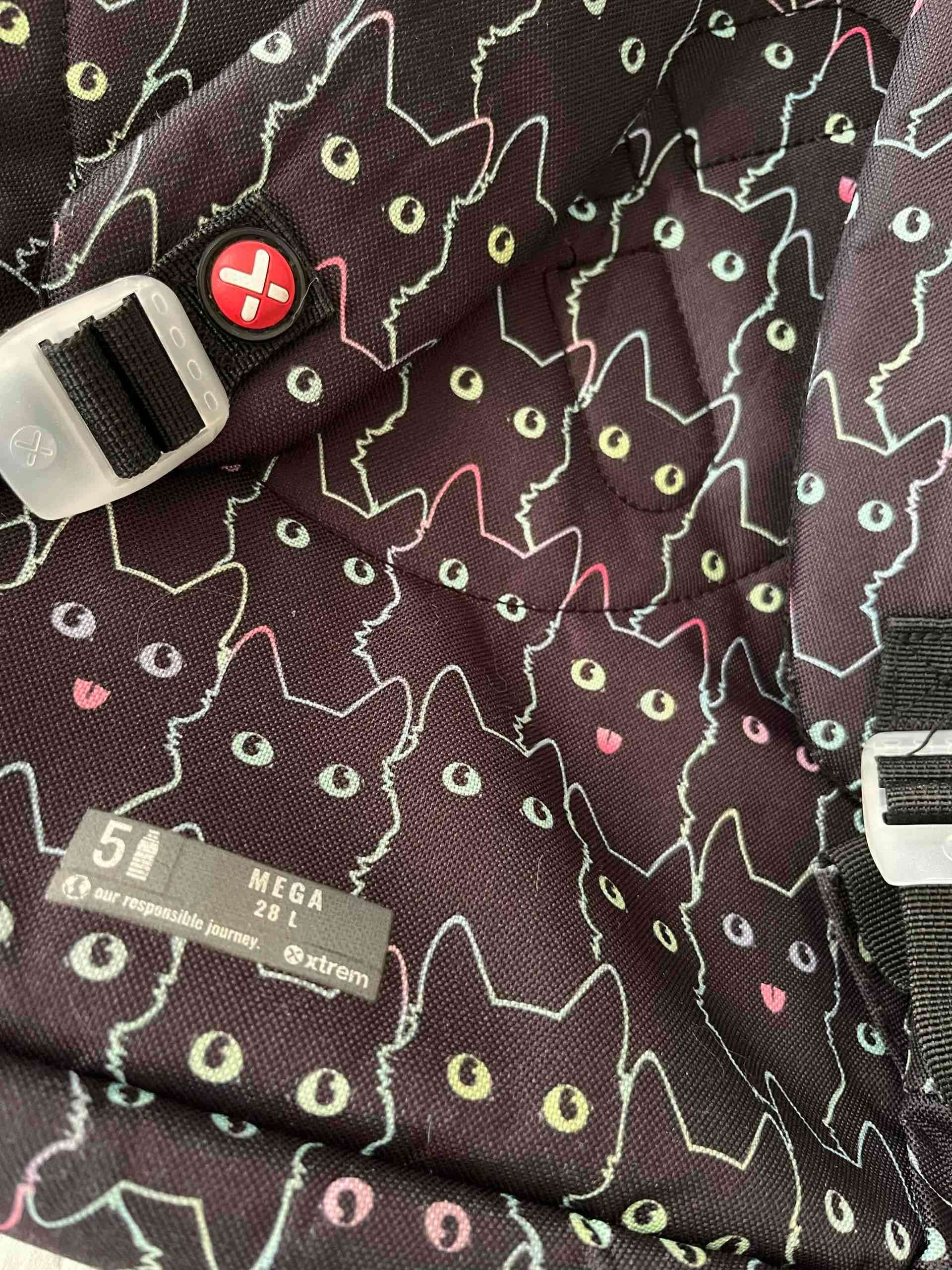 Mochila Xtrem estampado de gatos - miniatura 4