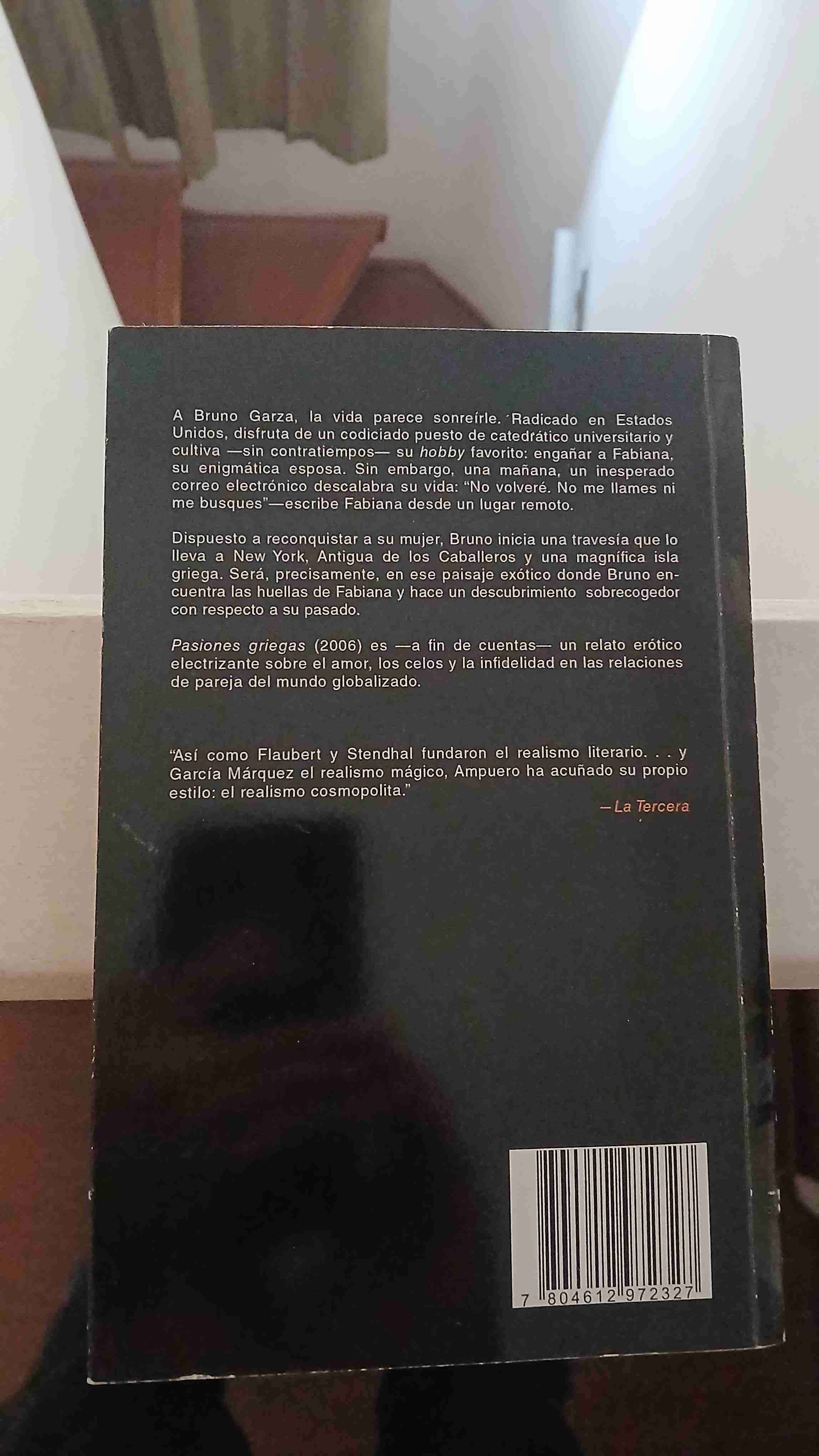 Libro 'Pasiones griegas' de Roberto Ampuero - miniatura 2
