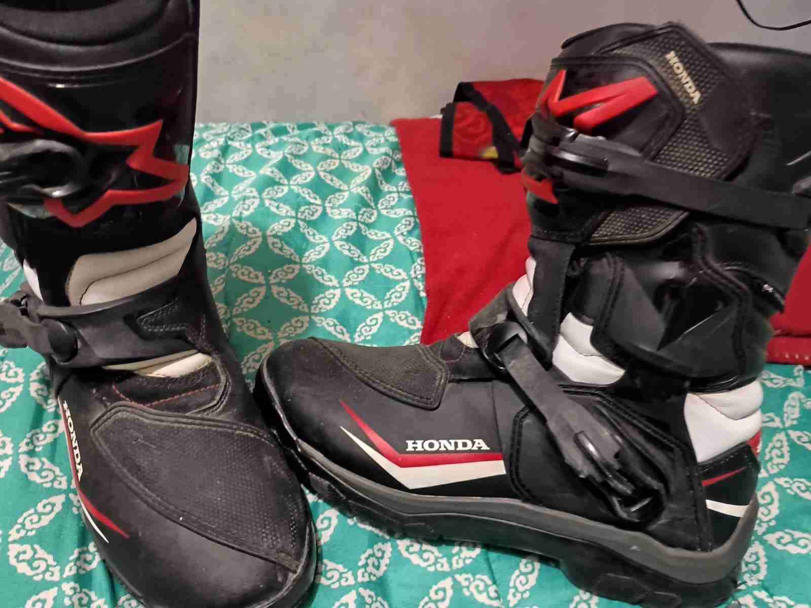 Botas motociclistas Honda negras - miniatura 4
