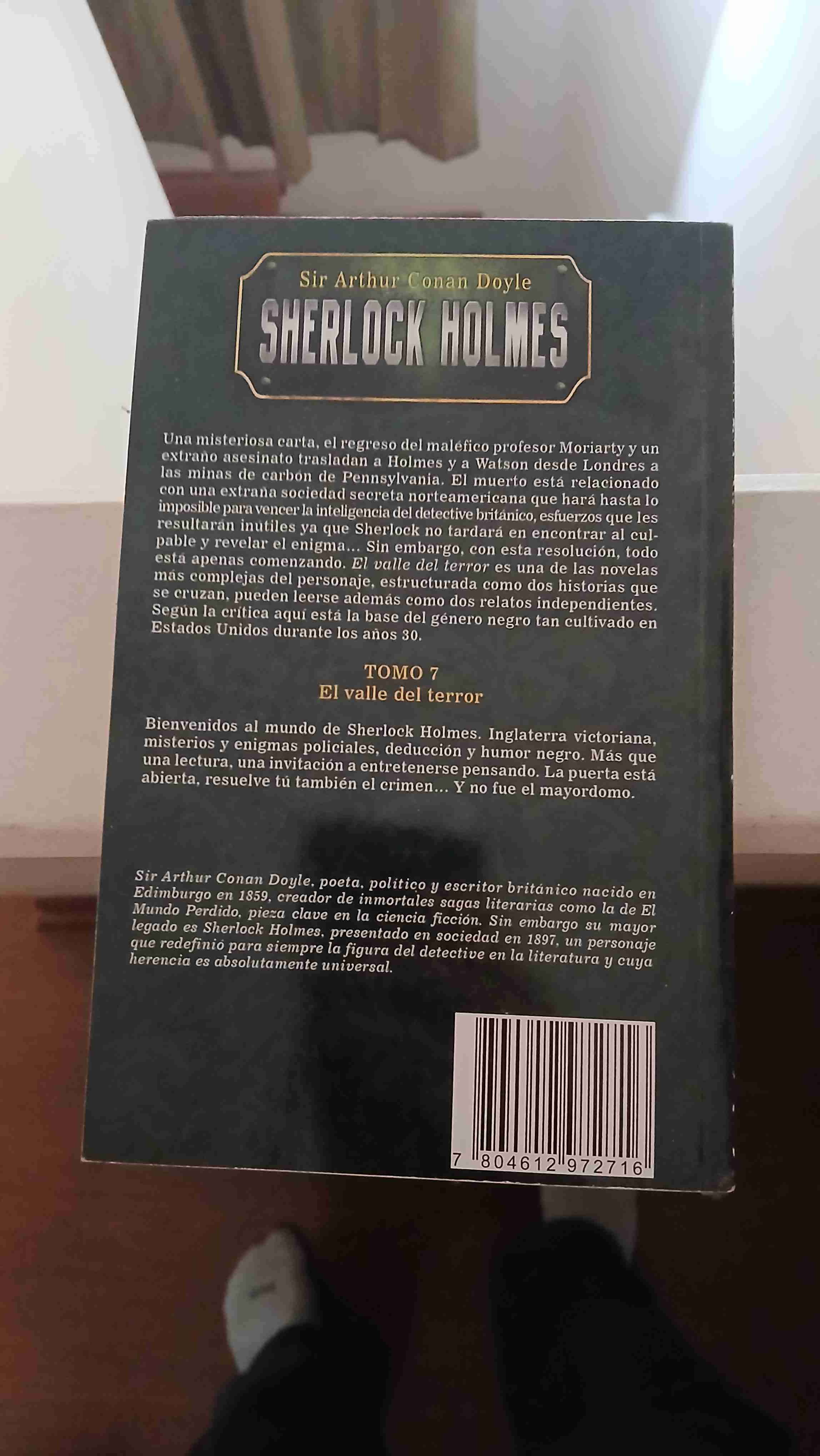 Libro 'Sherlock Holmes: El valle del terror' - miniatura 2