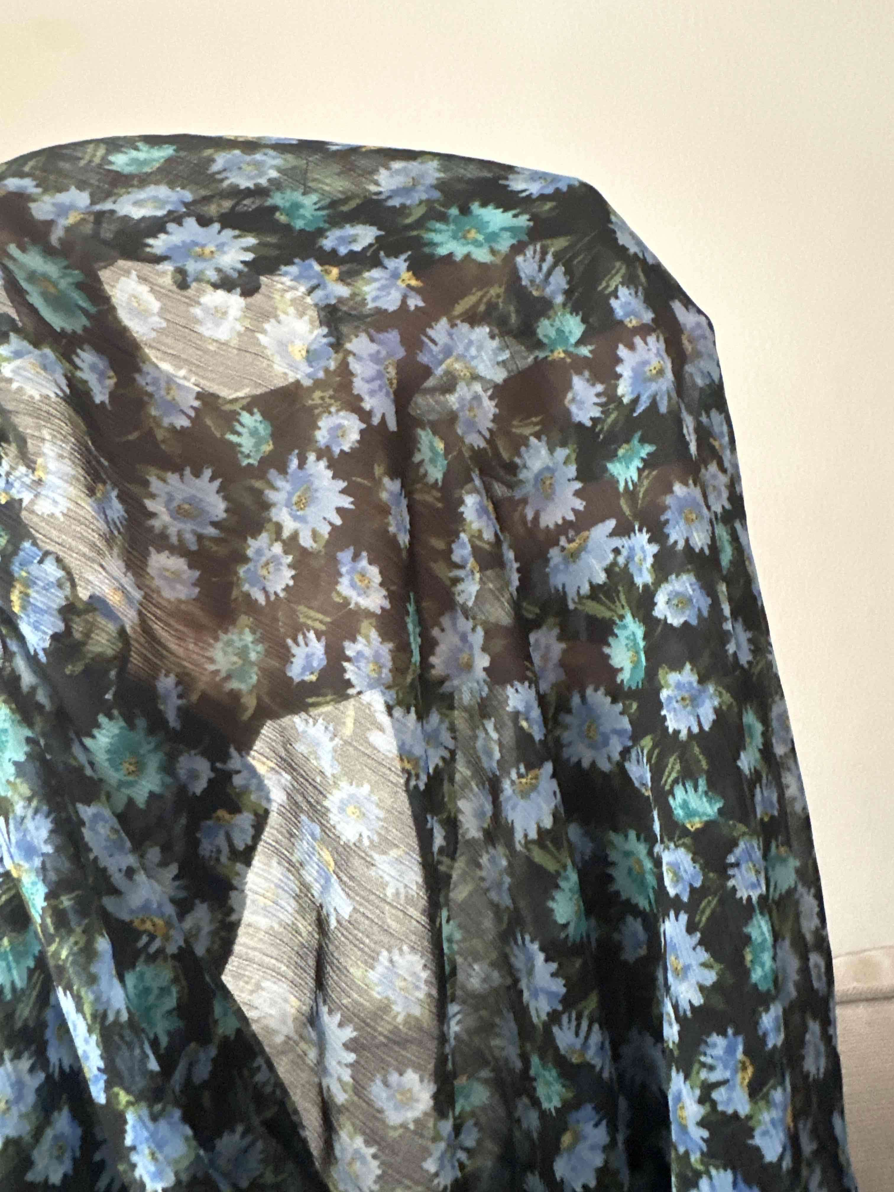 Vestido largo estampado floral - miniatura 2