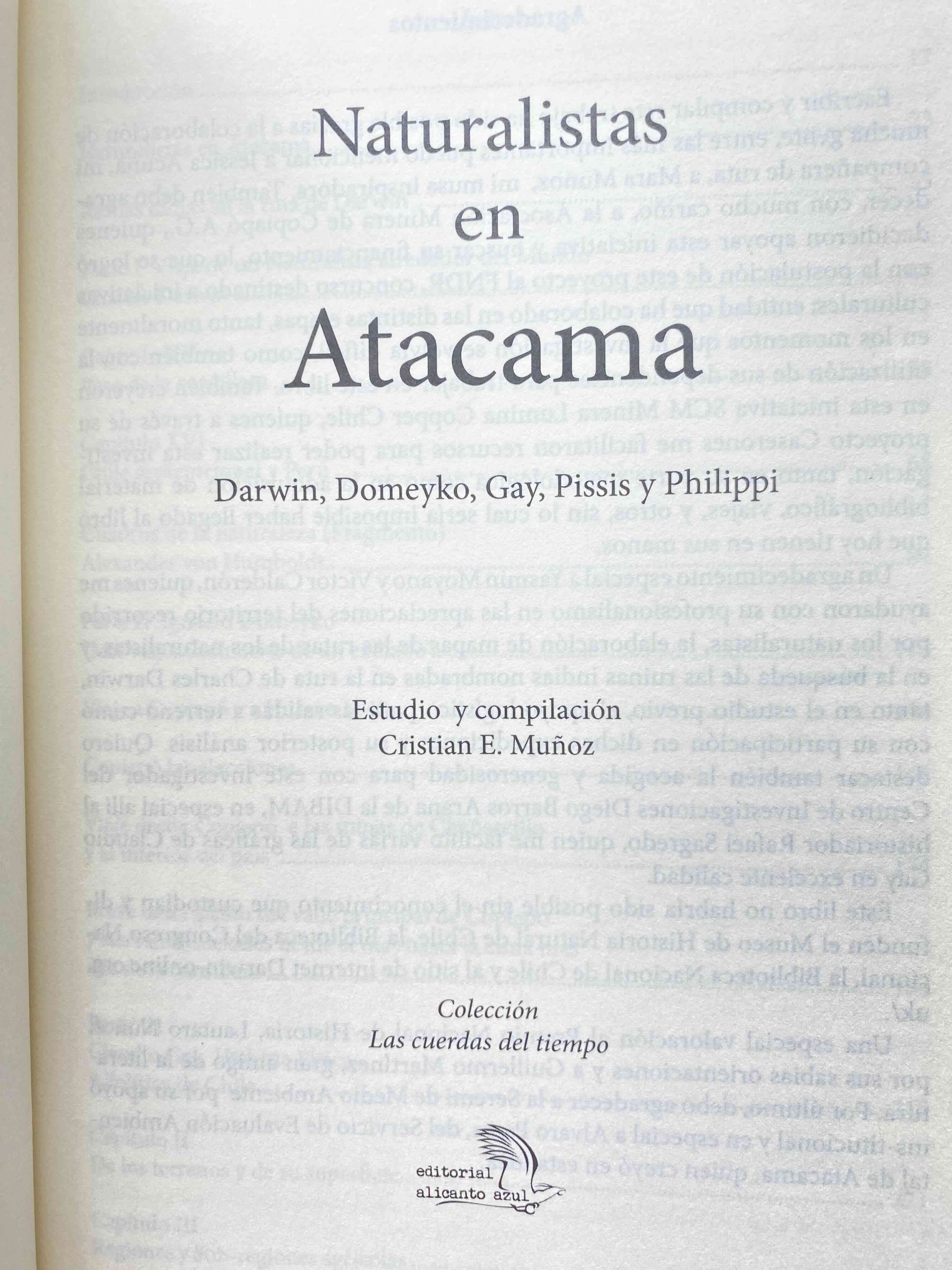 Libro Naturalistas en Atacama - miniatura 2