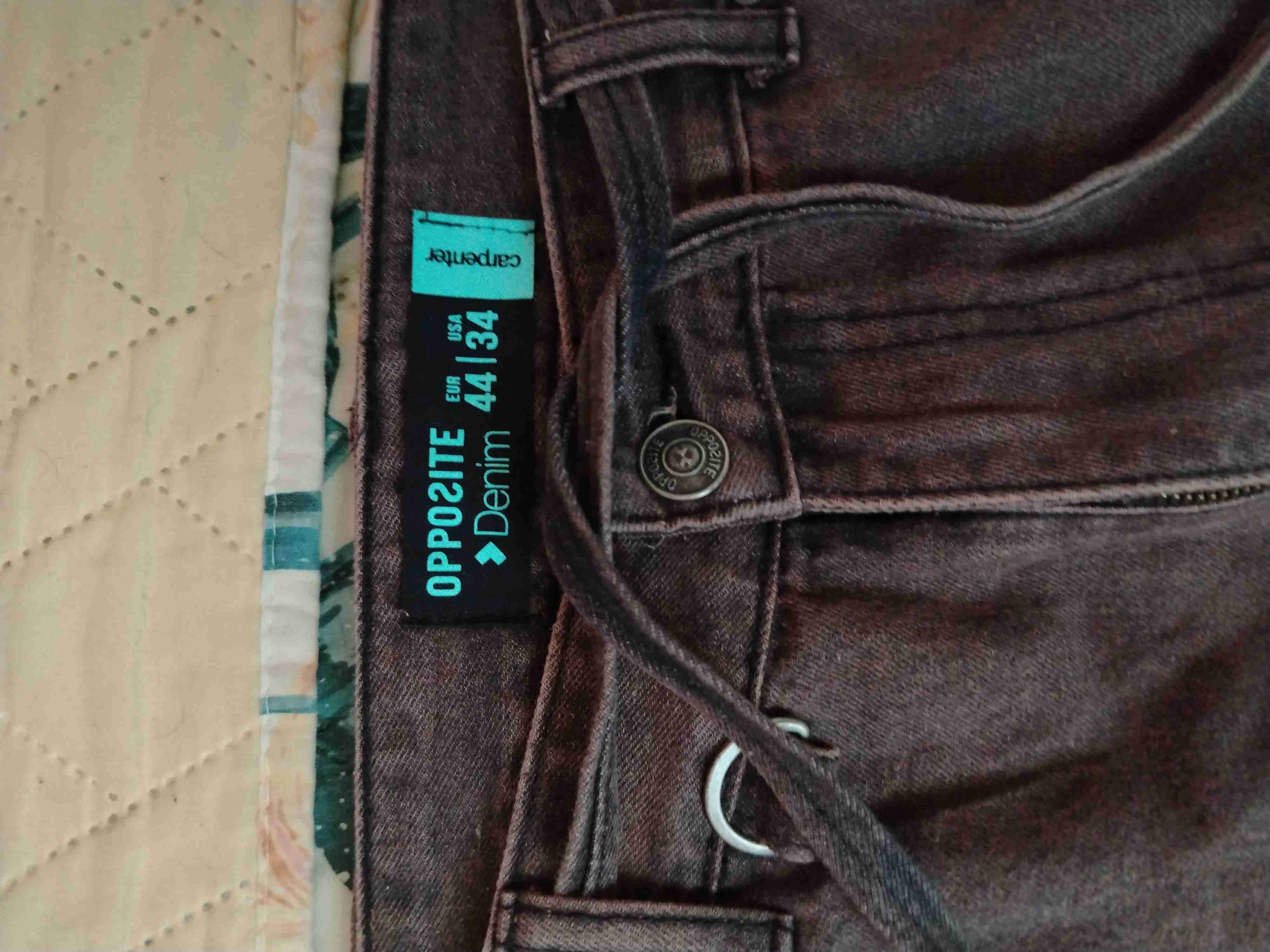 Pantalón cargo Opposite gris - miniatura 2