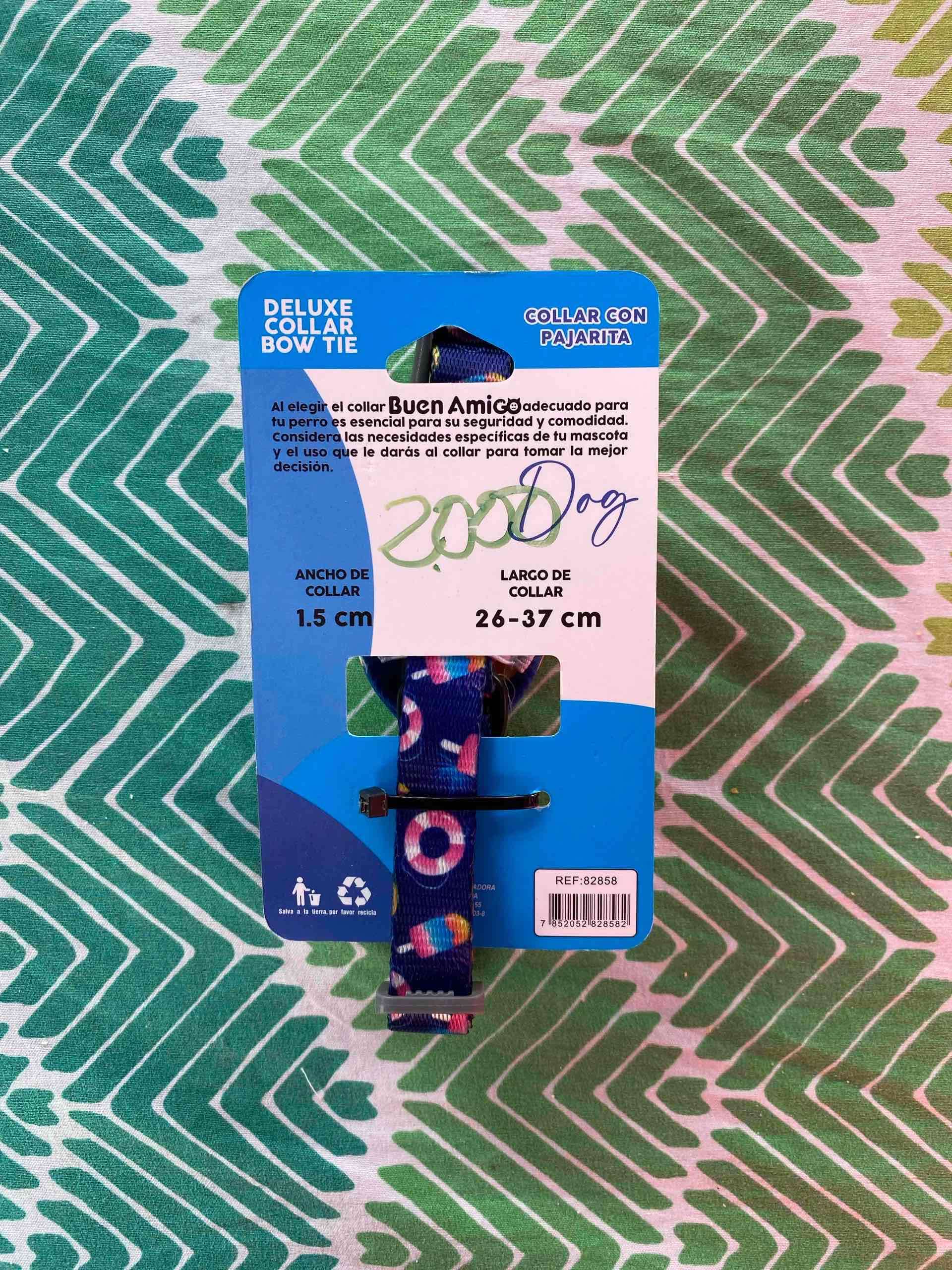 Collar con pajarita para perro - miniatura 2