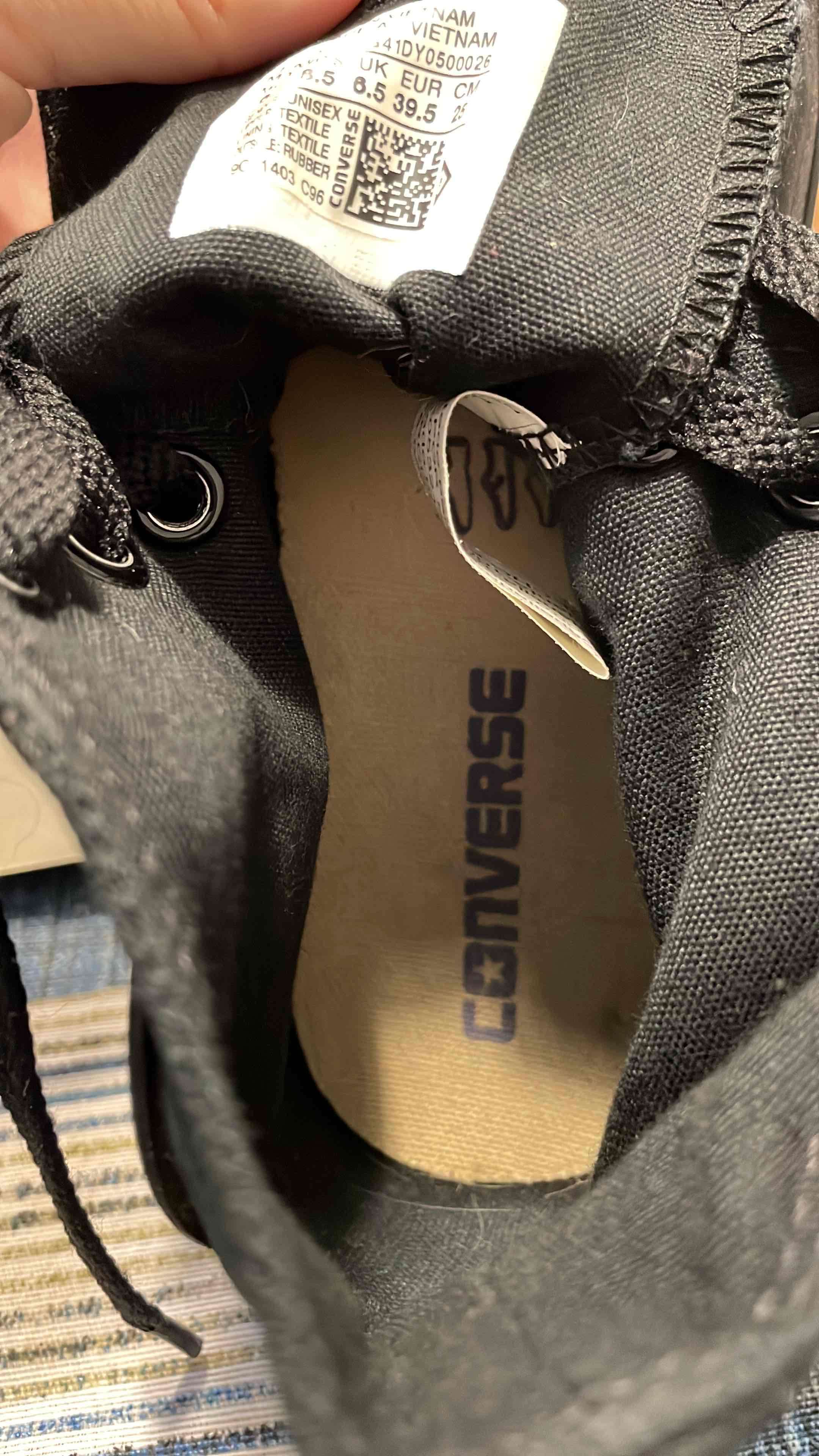 Zapatillas Converse  negras altas - miniatura 5