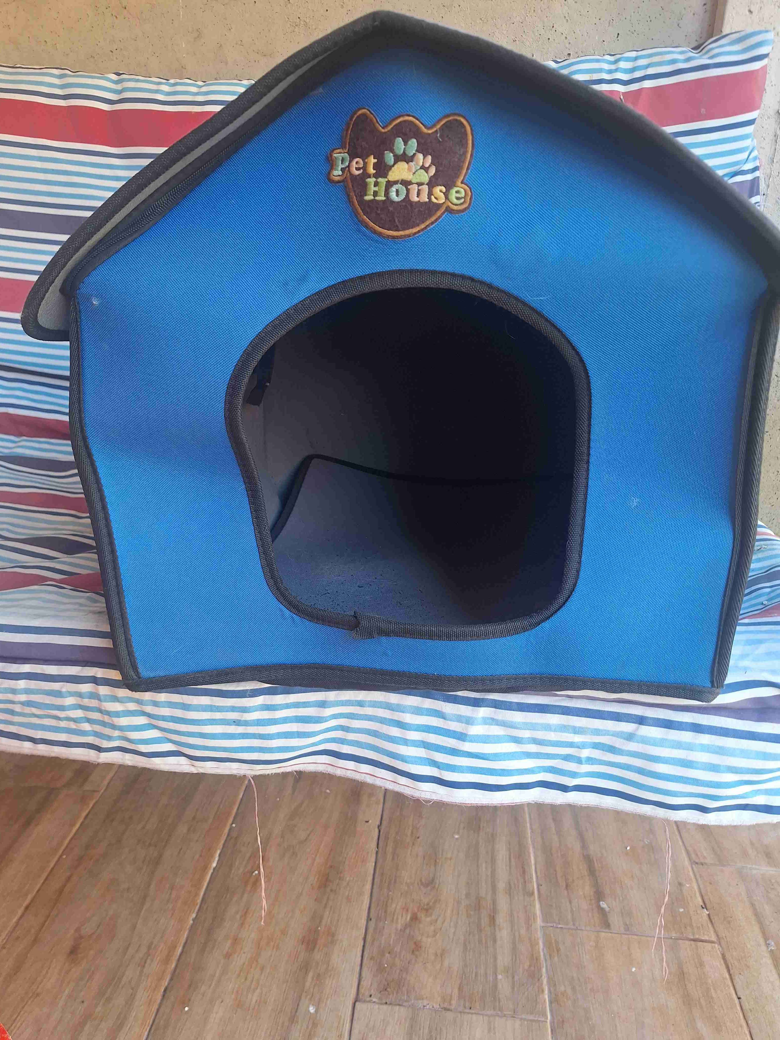 Casita para mascota azul - miniatura 2