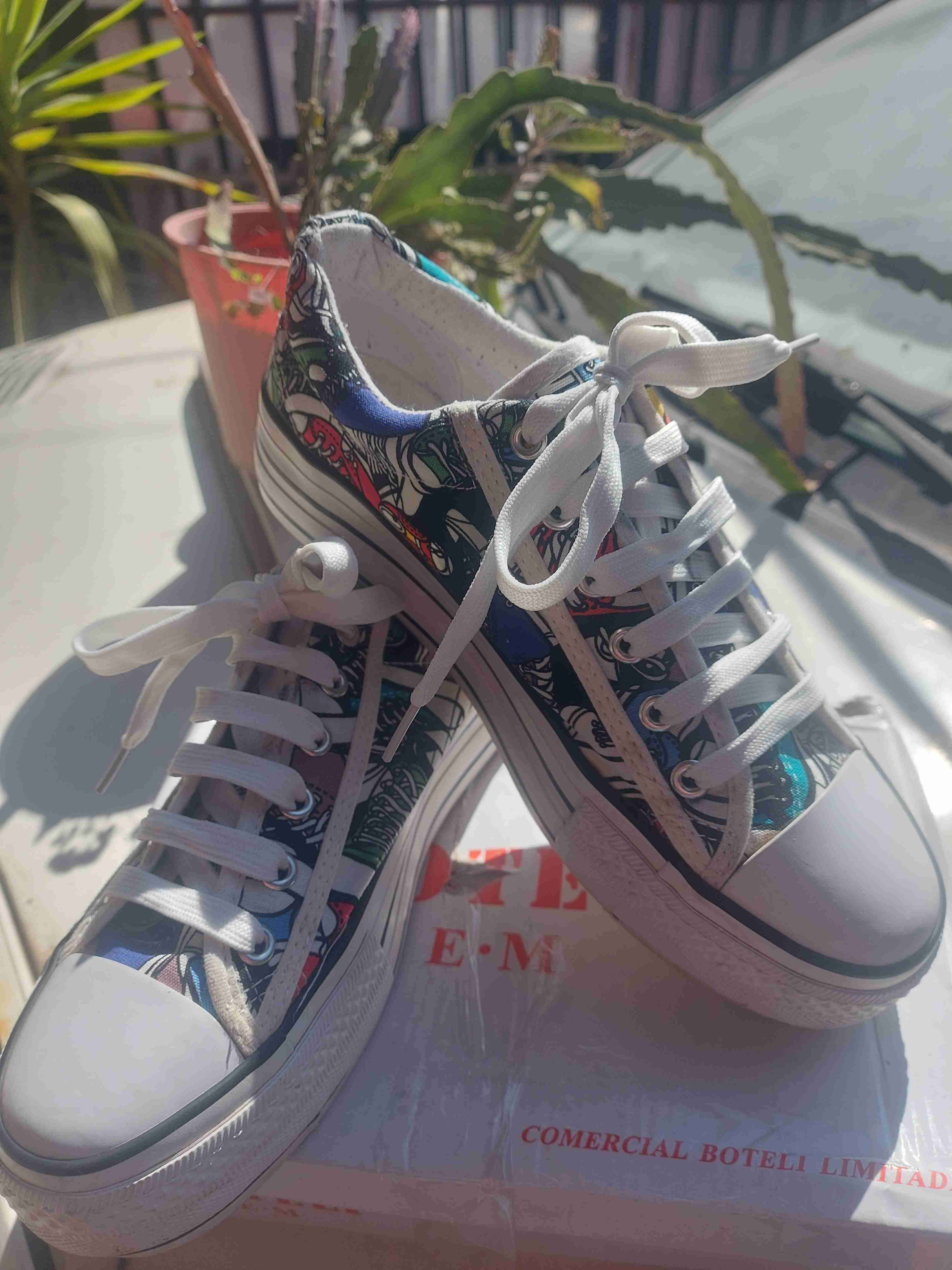 Zapatillas plataforma estampadas - miniatura 3