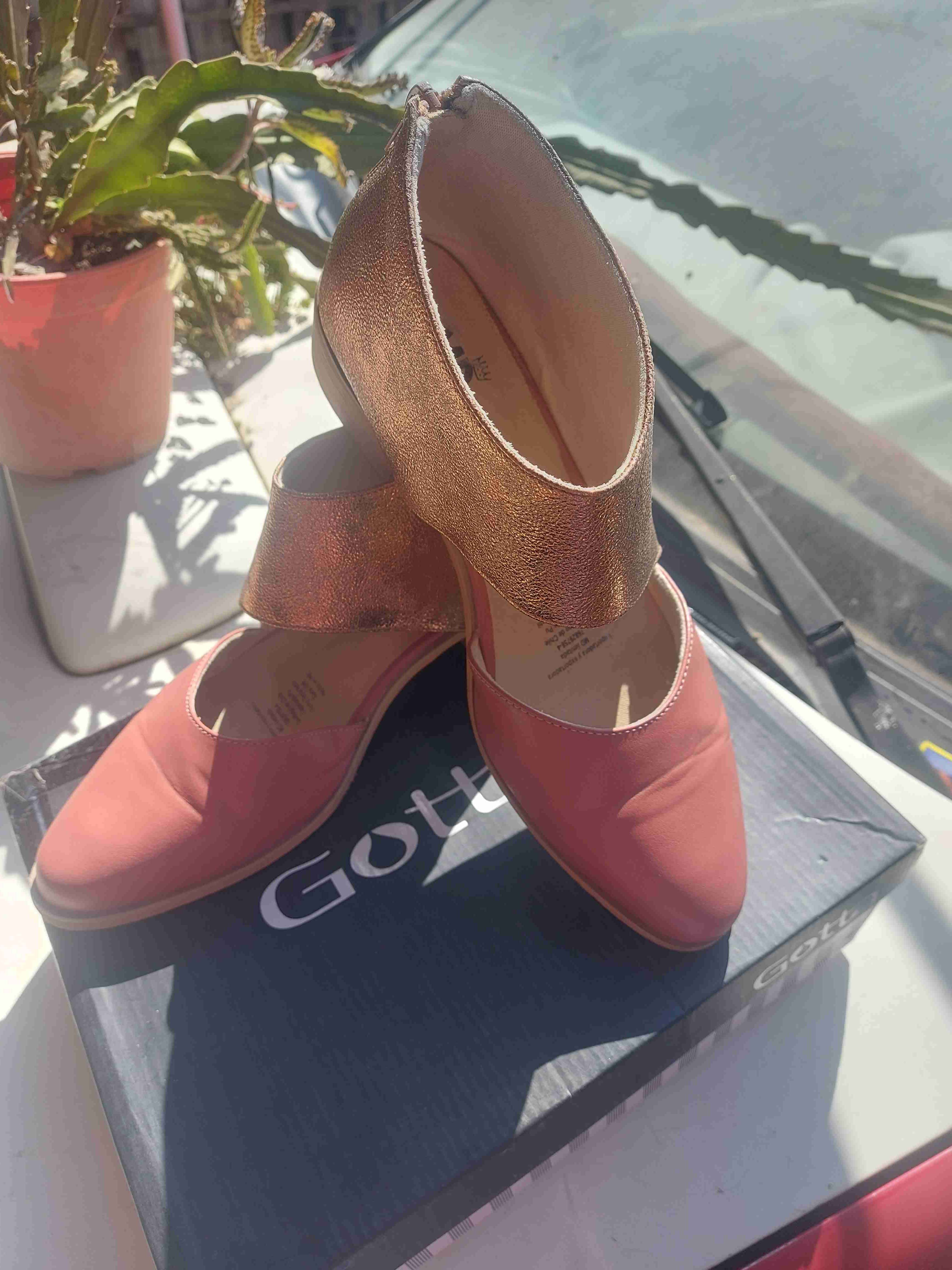 Zapatos planos rosados con glitter - miniatura 3