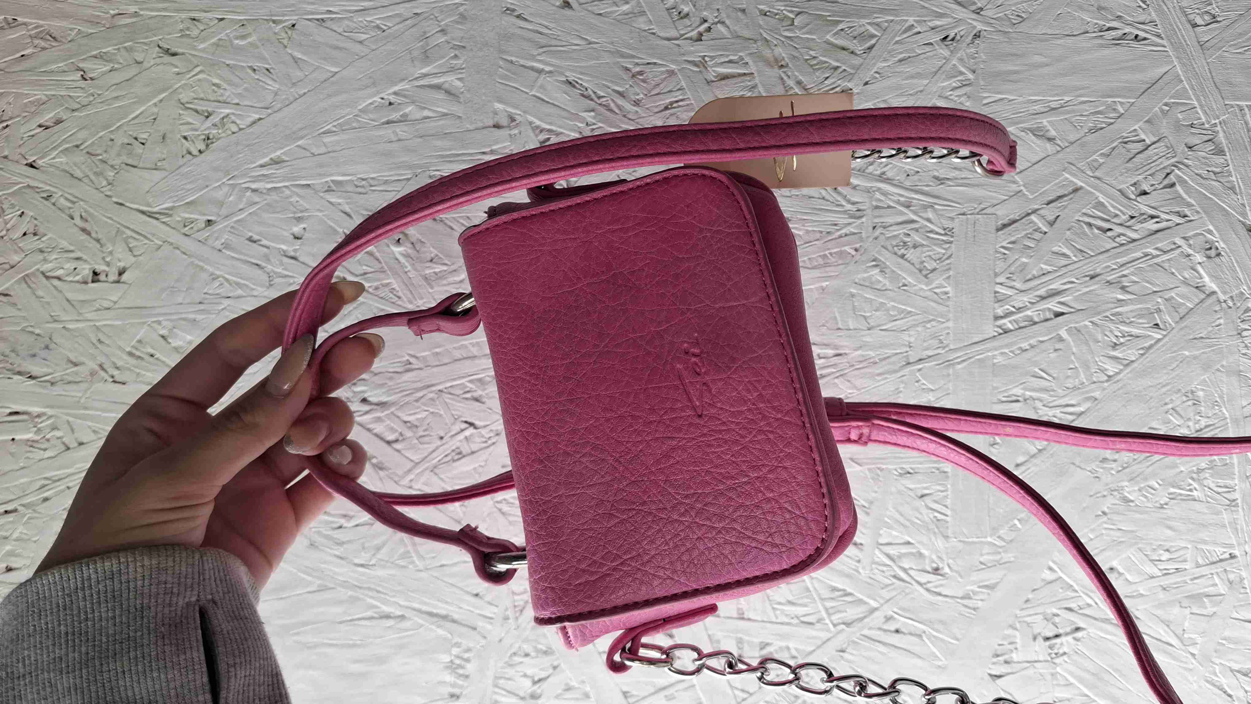 Bandolera Sei mini rosada