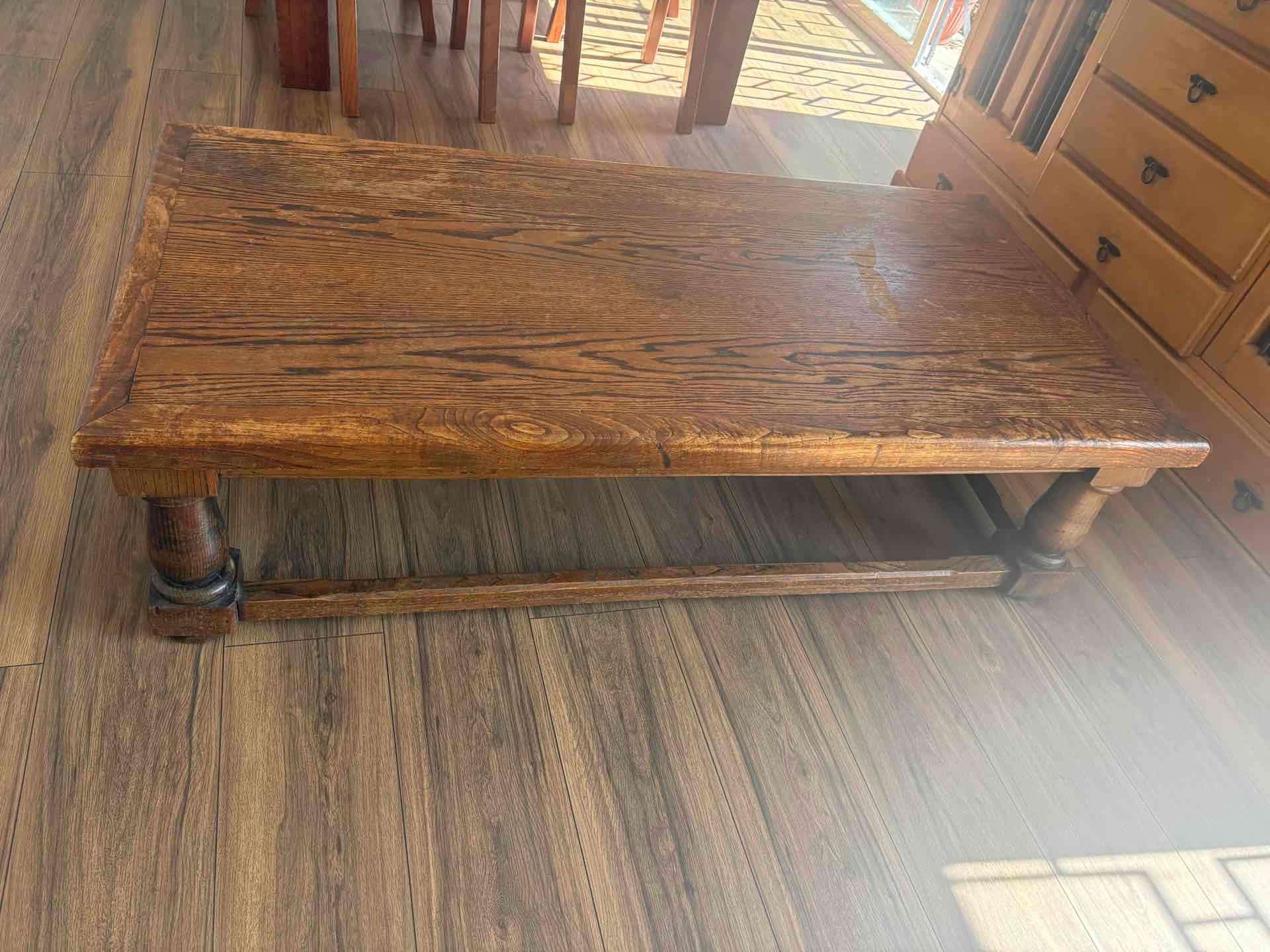 Mesa de centro de madera rústica - miniatura 2