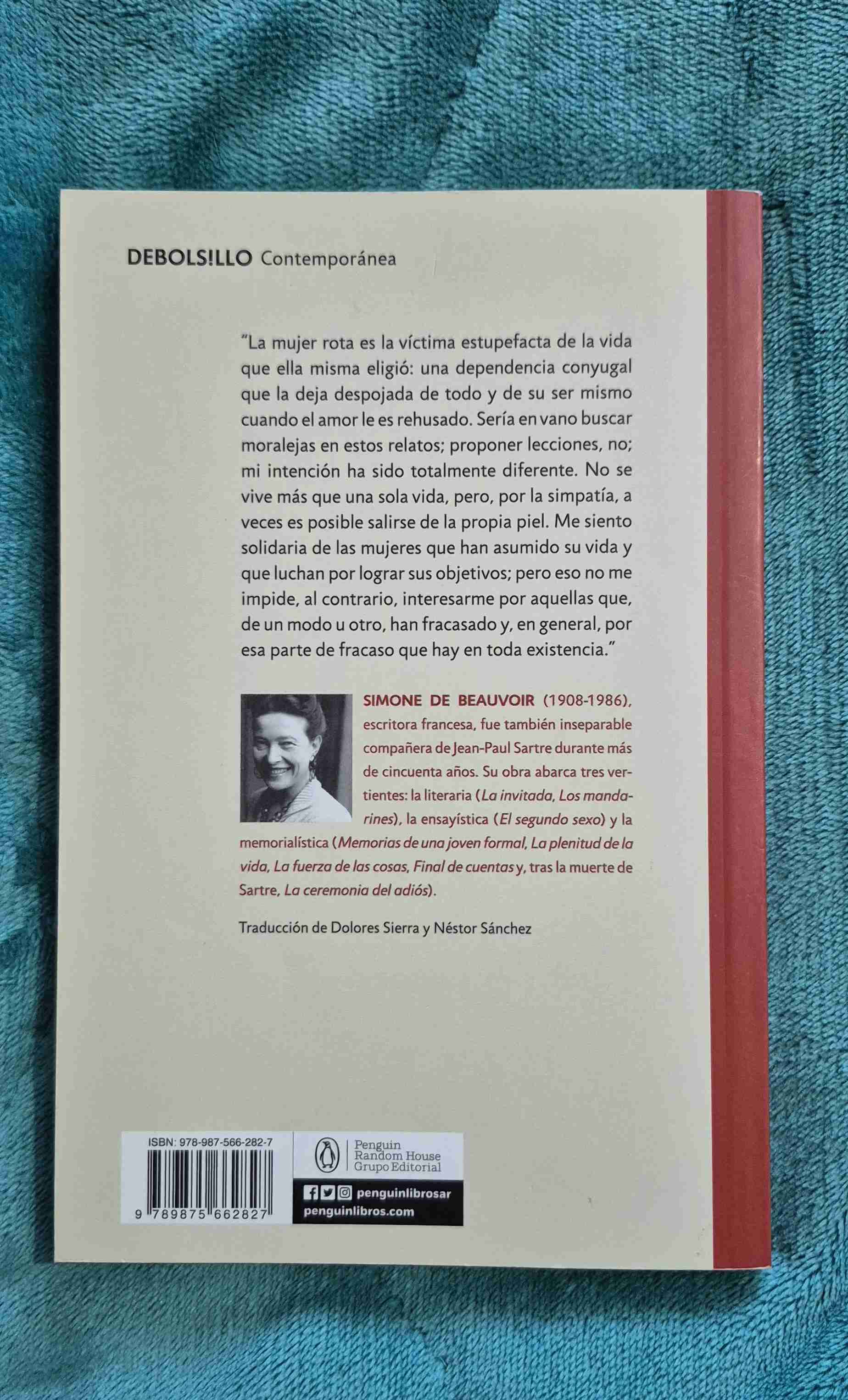 Libro 'La mujer rota' Simone de Beauvoir - miniatura 2