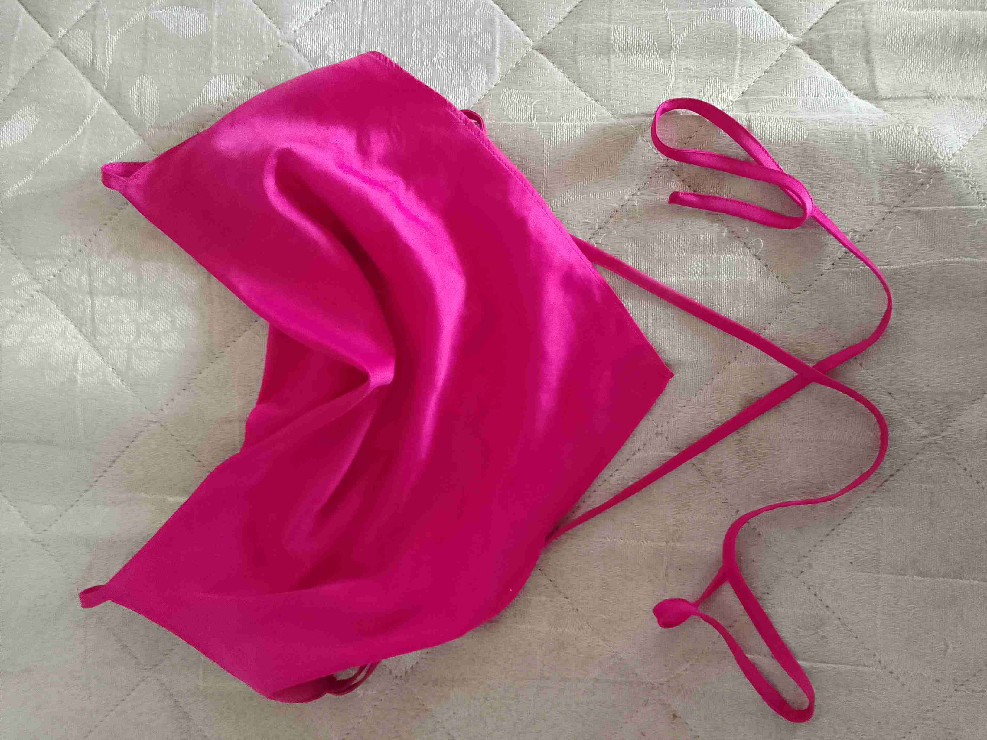 Top bikini rojo con lazo - miniatura 2