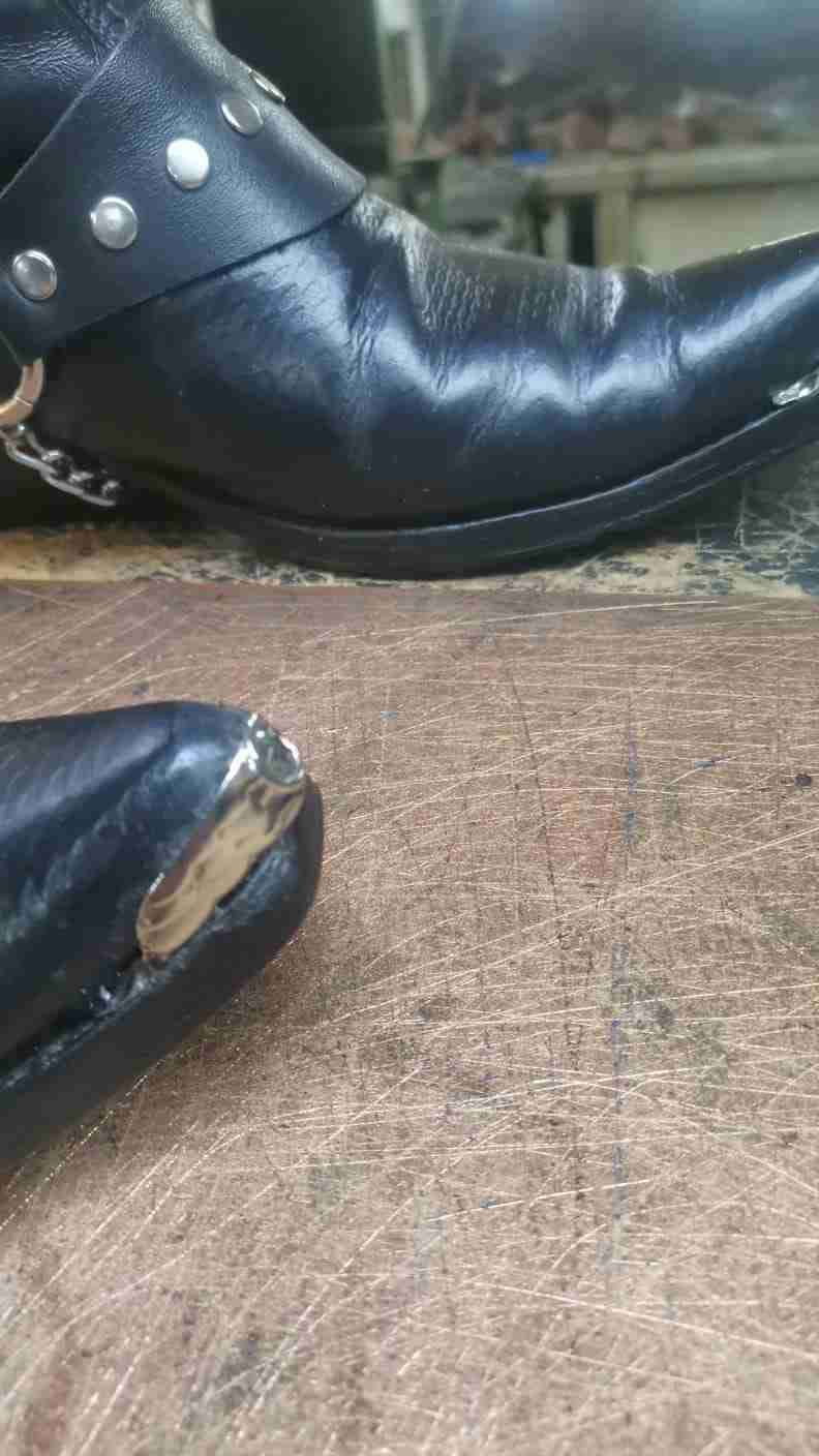 Botas vaqueras negras con adornos - miniatura 6