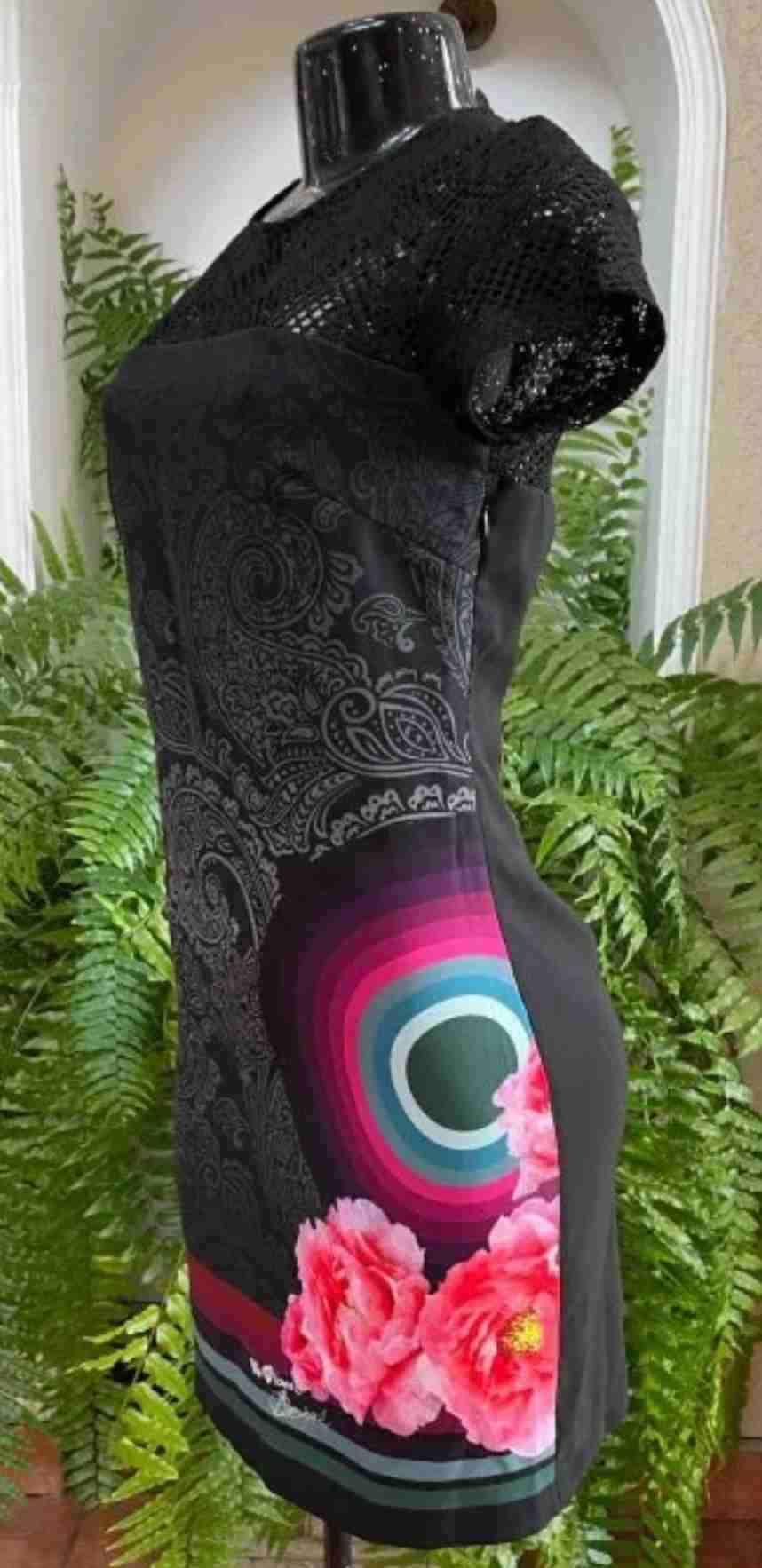 Vestido Manga Corta Mujer DESIGUAL, Style 37v2877 - miniatura 2