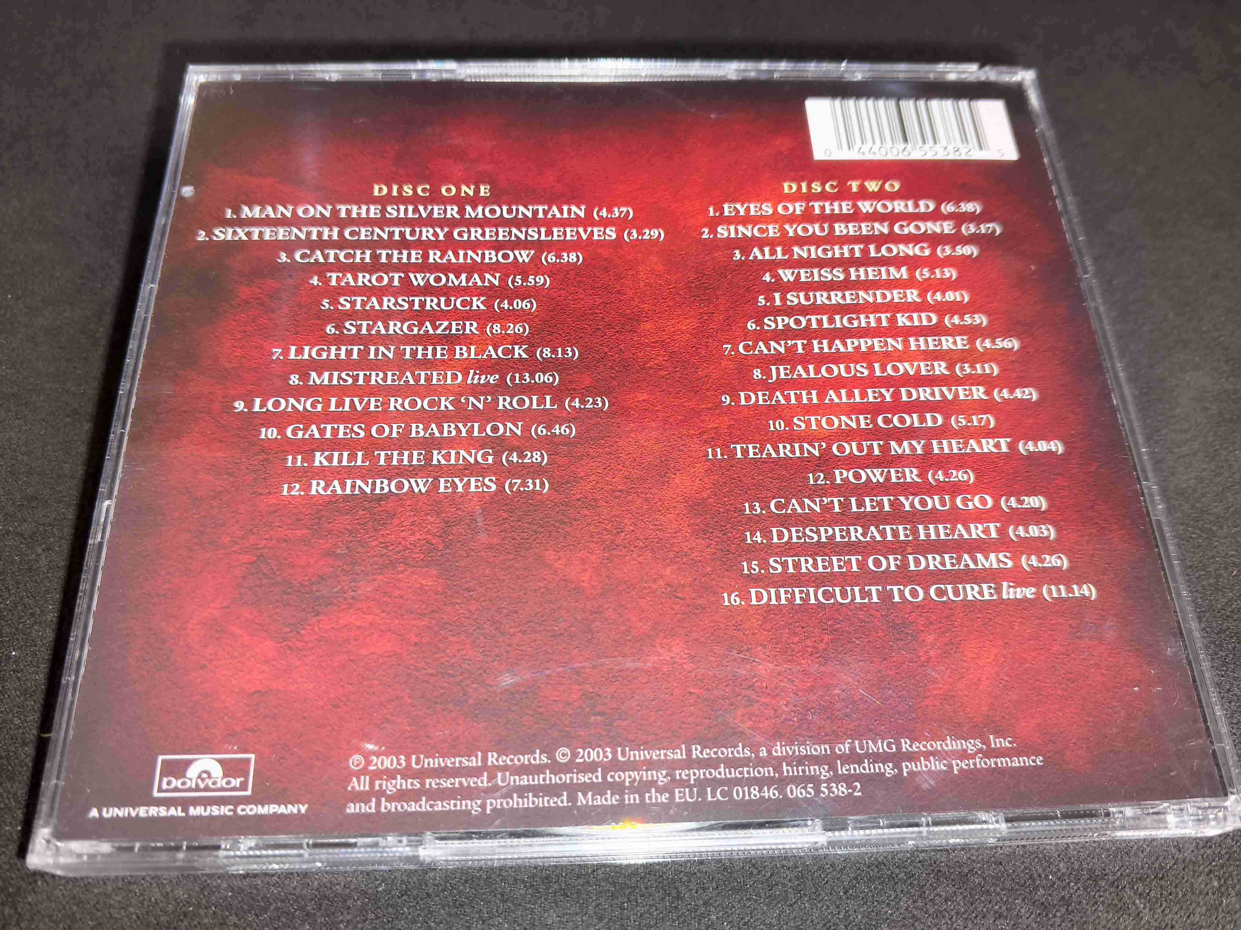 CD Rainbow: Catch the Rainbow (2 cds) - miniatura 2